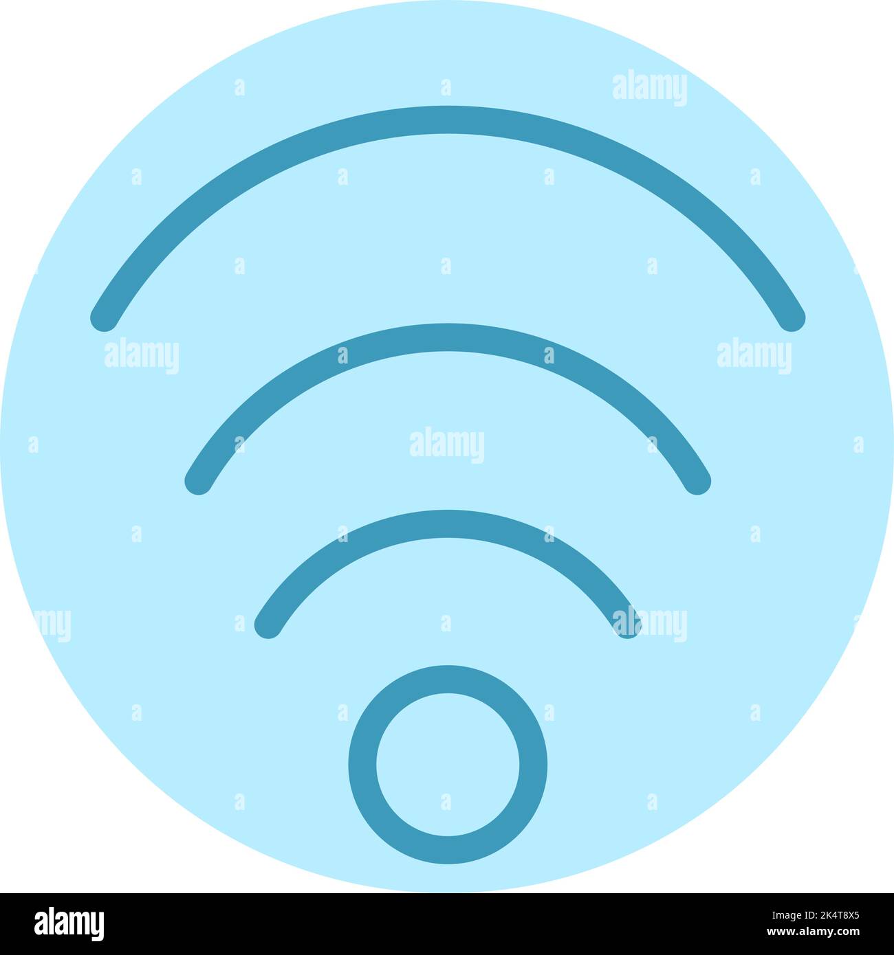 Contatti wifi, illustrazione, vettore su sfondo bianco. Illustrazione Vettoriale