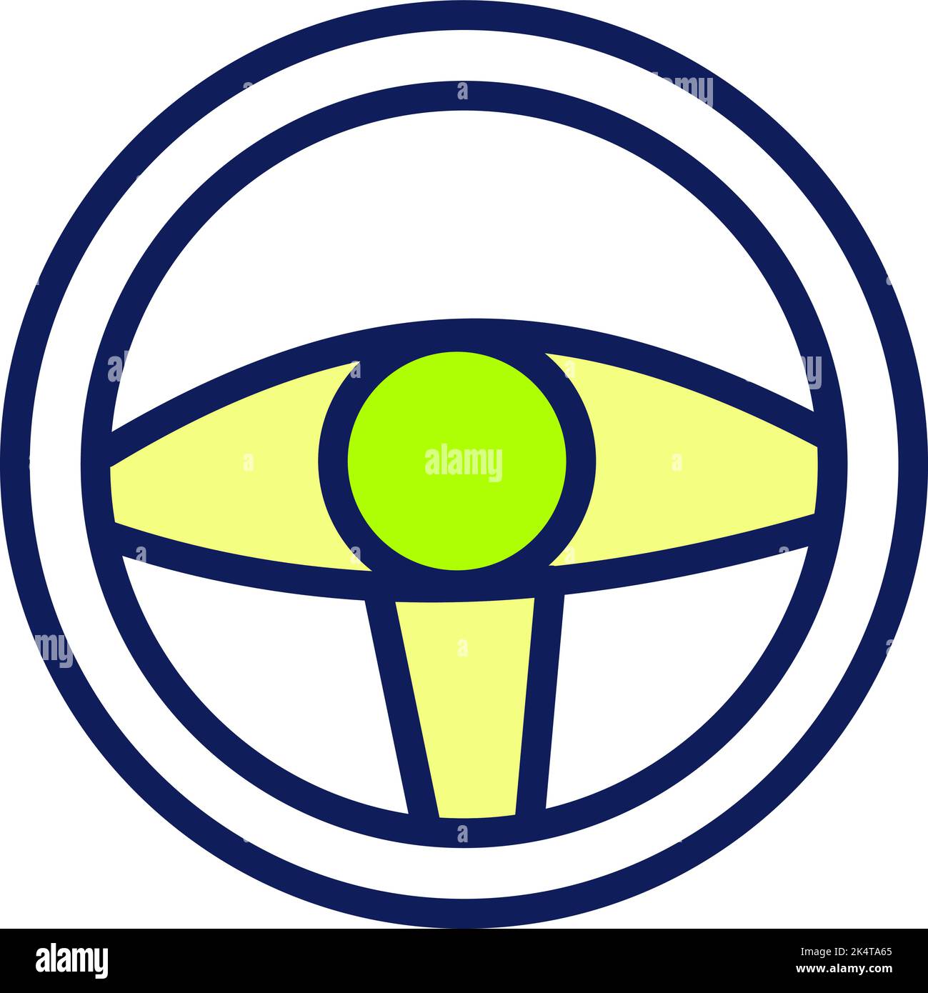 Ruota da gioco, illustrazione, vettore su sfondo bianco. Illustrazione Vettoriale