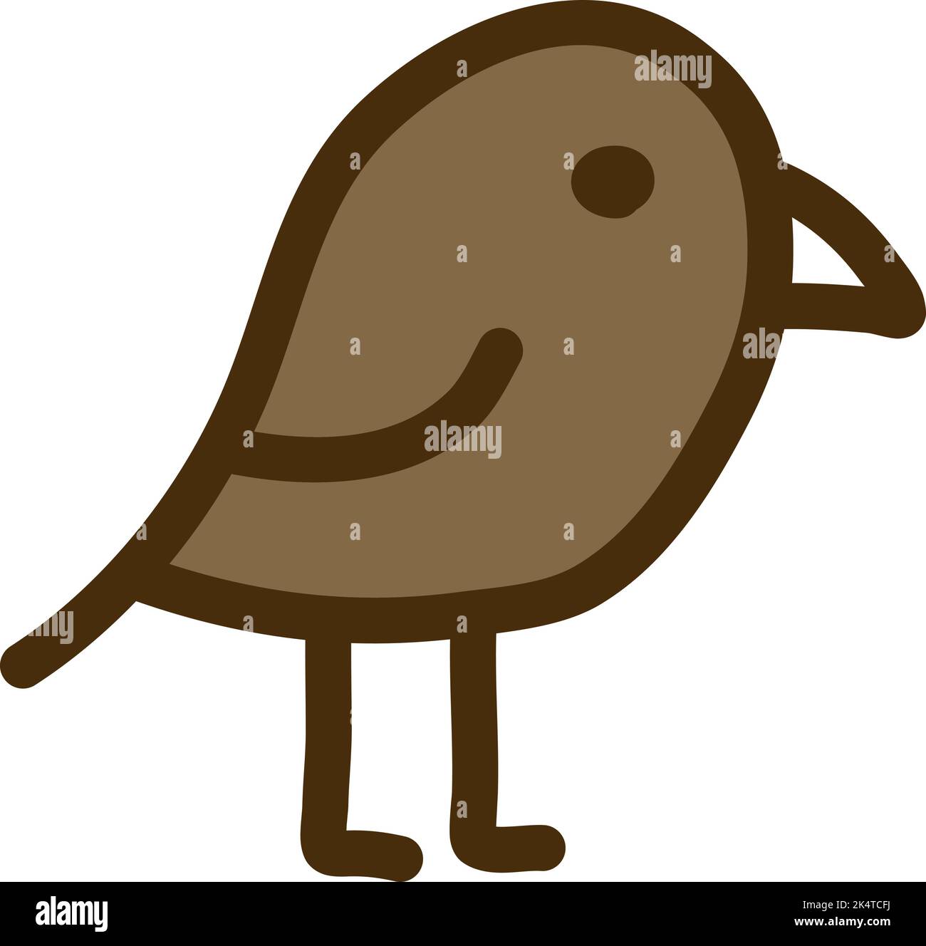 Animale domestico, illustrazione, vettore su sfondo bianco. Illustrazione Vettoriale