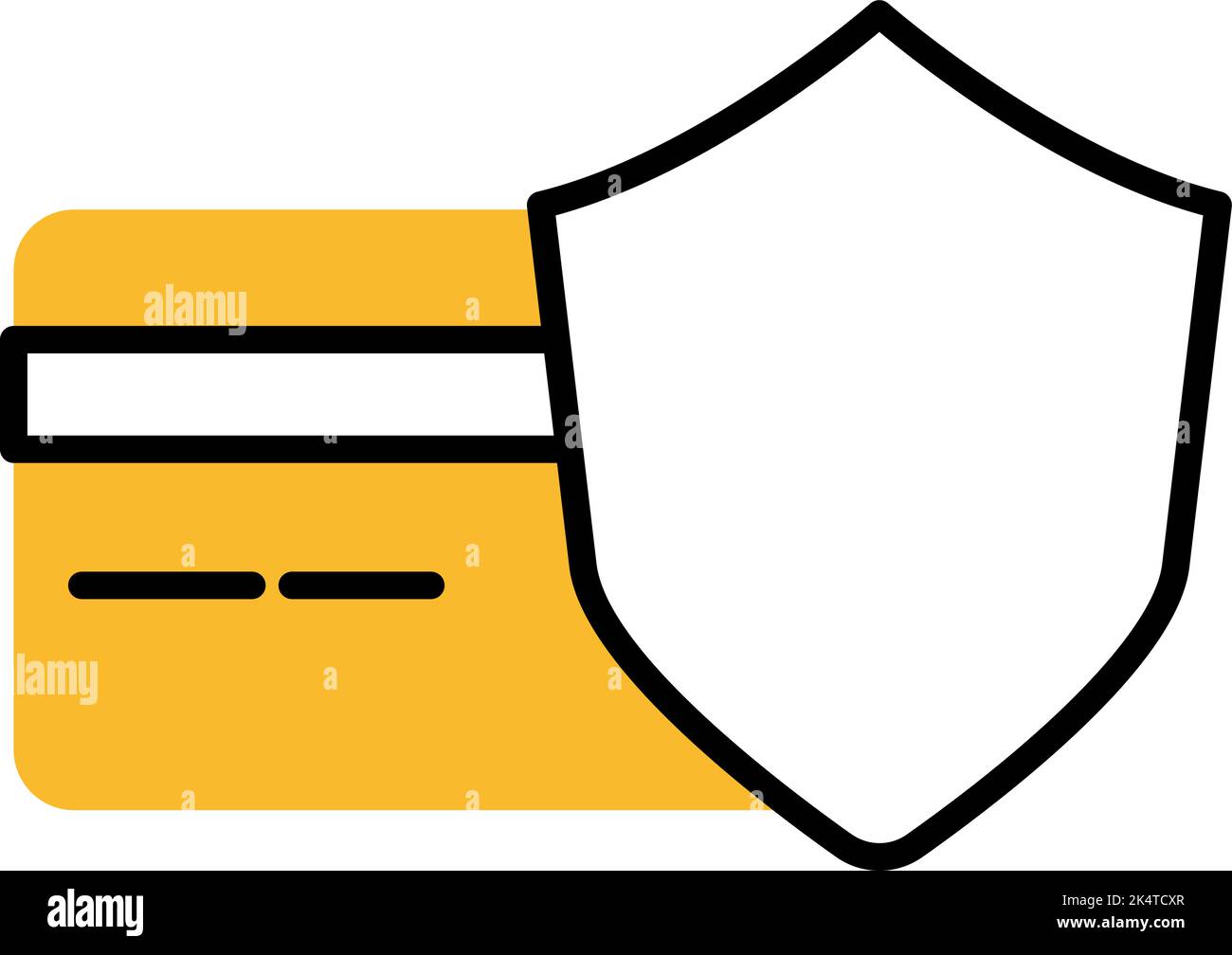 Conto bancario, illustrazione, vettore su sfondo bianco. Illustrazione Vettoriale