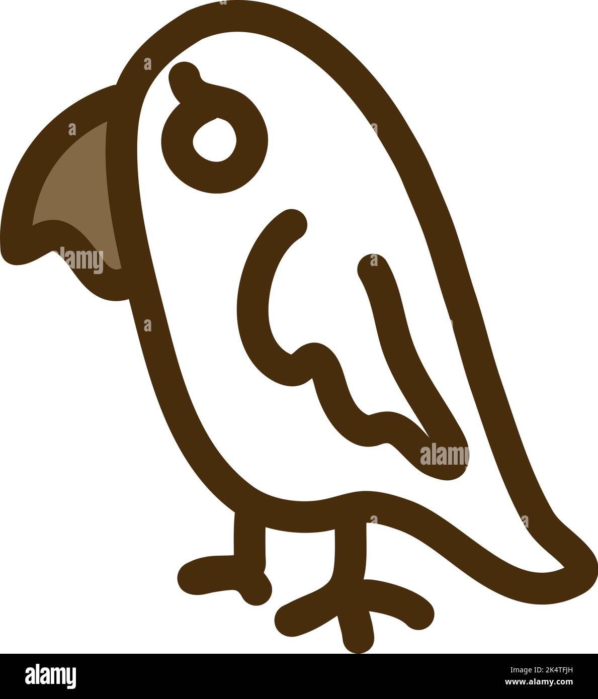 Animale domestico, illustrazione, vettore su sfondo bianco. Illustrazione Vettoriale