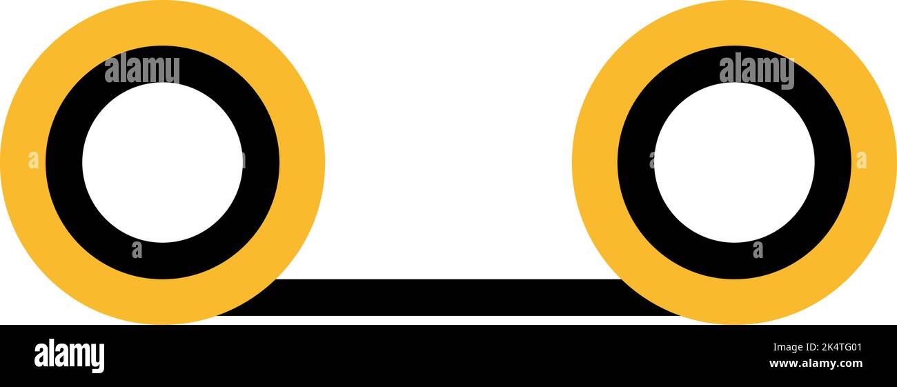 Icona della casella vocale, illustrazione, vettore su sfondo bianco. Illustrazione Vettoriale