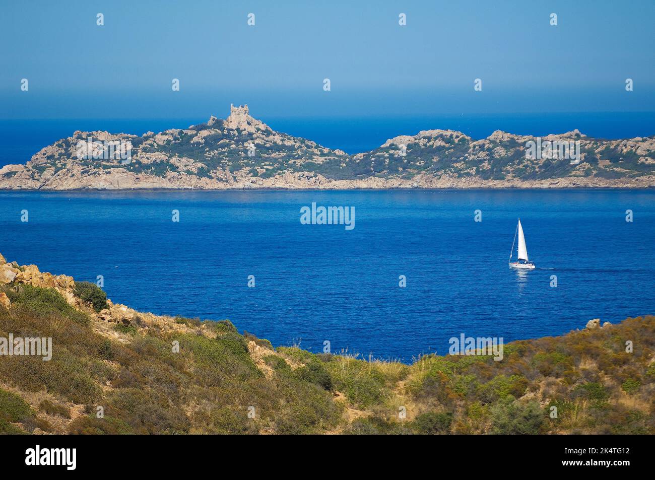 Isola di Serpentara, Villasimius, Sardegna Foto Stock