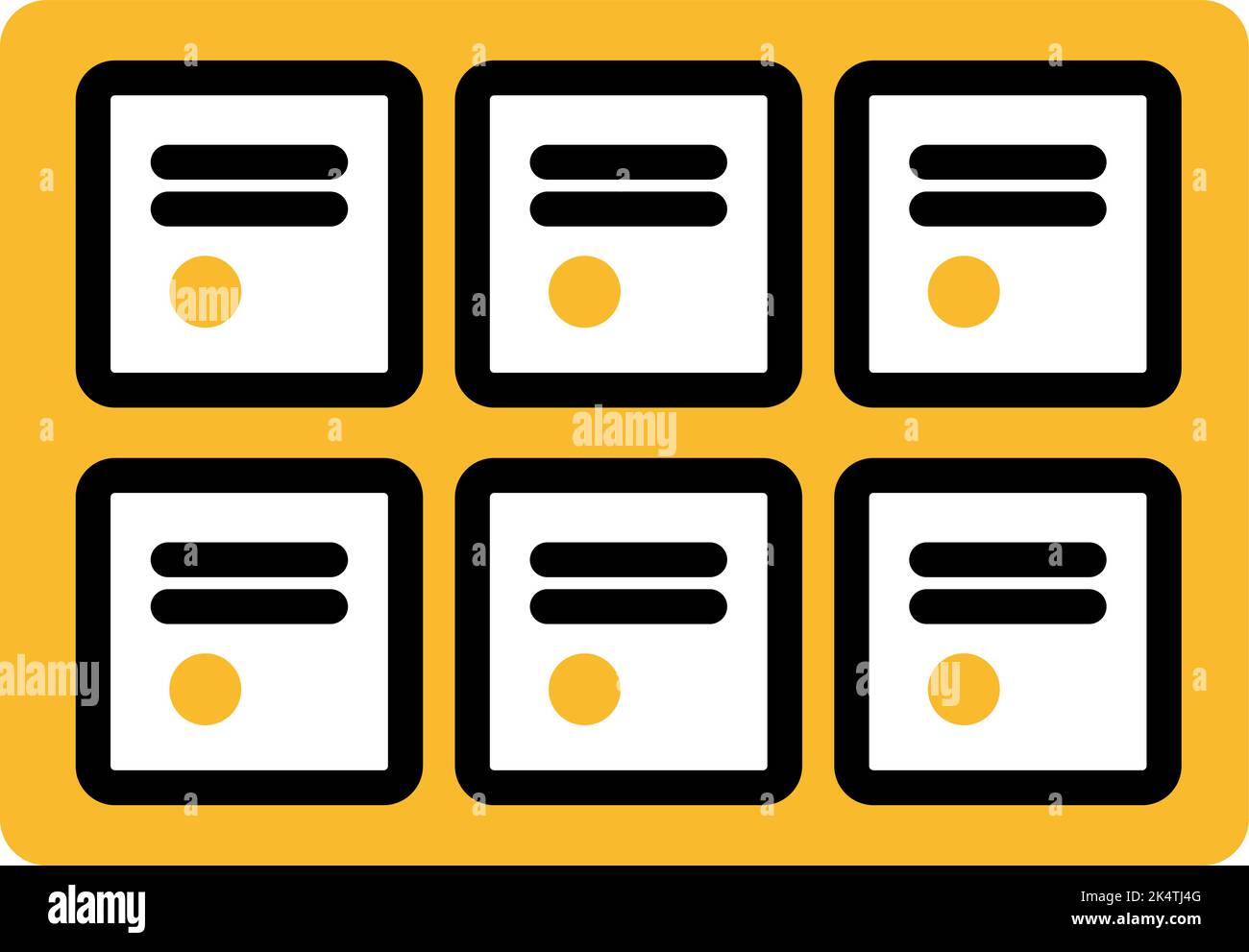 Armadietto del centro commerciale, illustrazione, vettore su uno sfondo bianco. Illustrazione Vettoriale