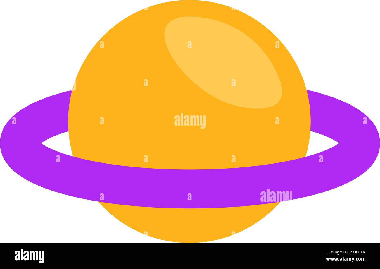 Astronomia scientifica, illustrazione, vettore su sfondo bianco. Illustrazione Vettoriale