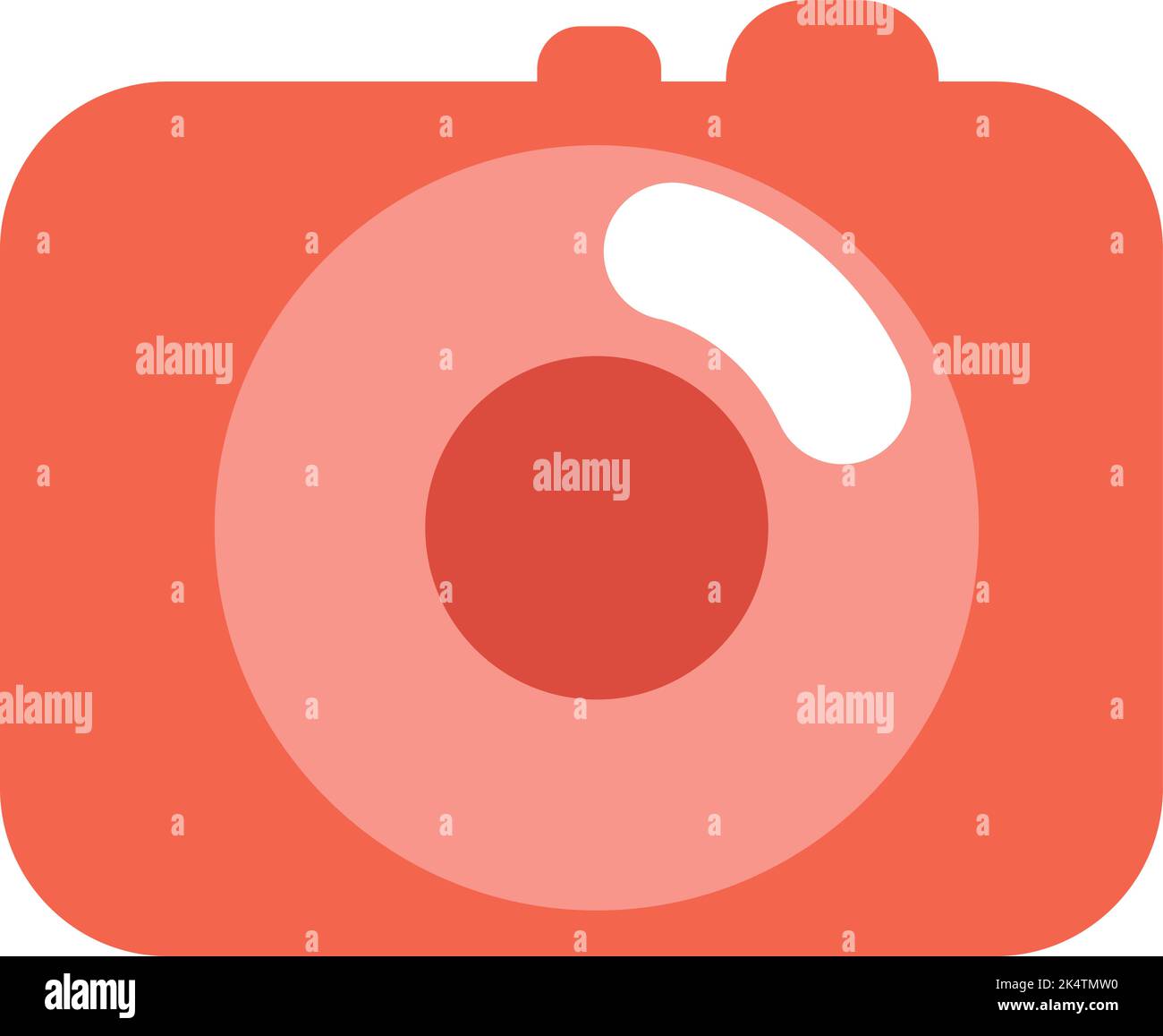 Fotocamera dell'apparecchio, illustrazione, vettore su sfondo bianco. Illustrazione Vettoriale