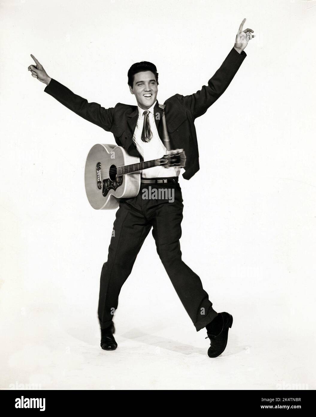 Elvis Presley in "King Creole" (Paramount, 1958). Foto pubblicitaria. Foto Stock