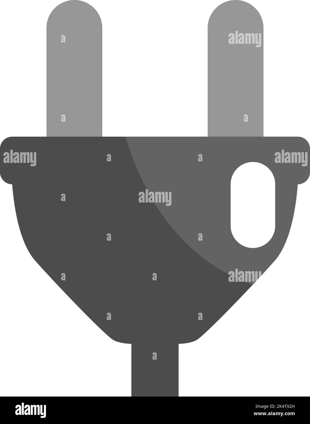 Cavo energia, illustrazione, vettore su sfondo bianco. Illustrazione Vettoriale