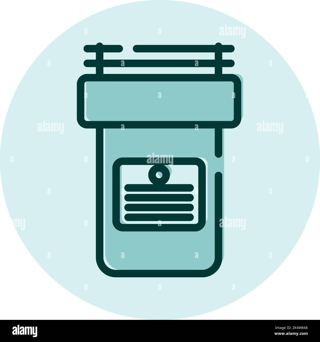 Medicina della salute, illustrazione, vettore su sfondo bianco. Illustrazione Vettoriale