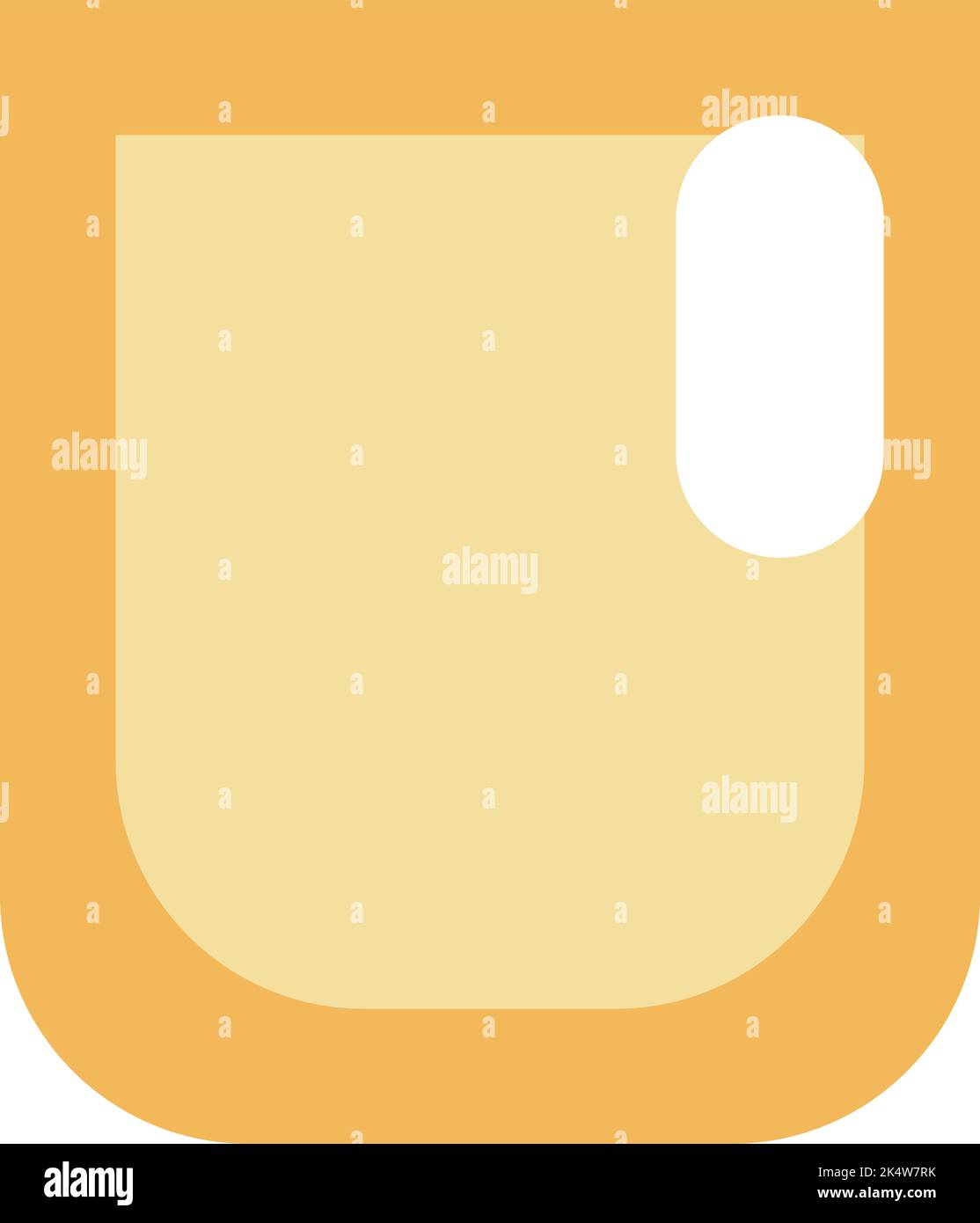 Latte per bambini, illustrazione, vettore su sfondo bianco. Illustrazione Vettoriale