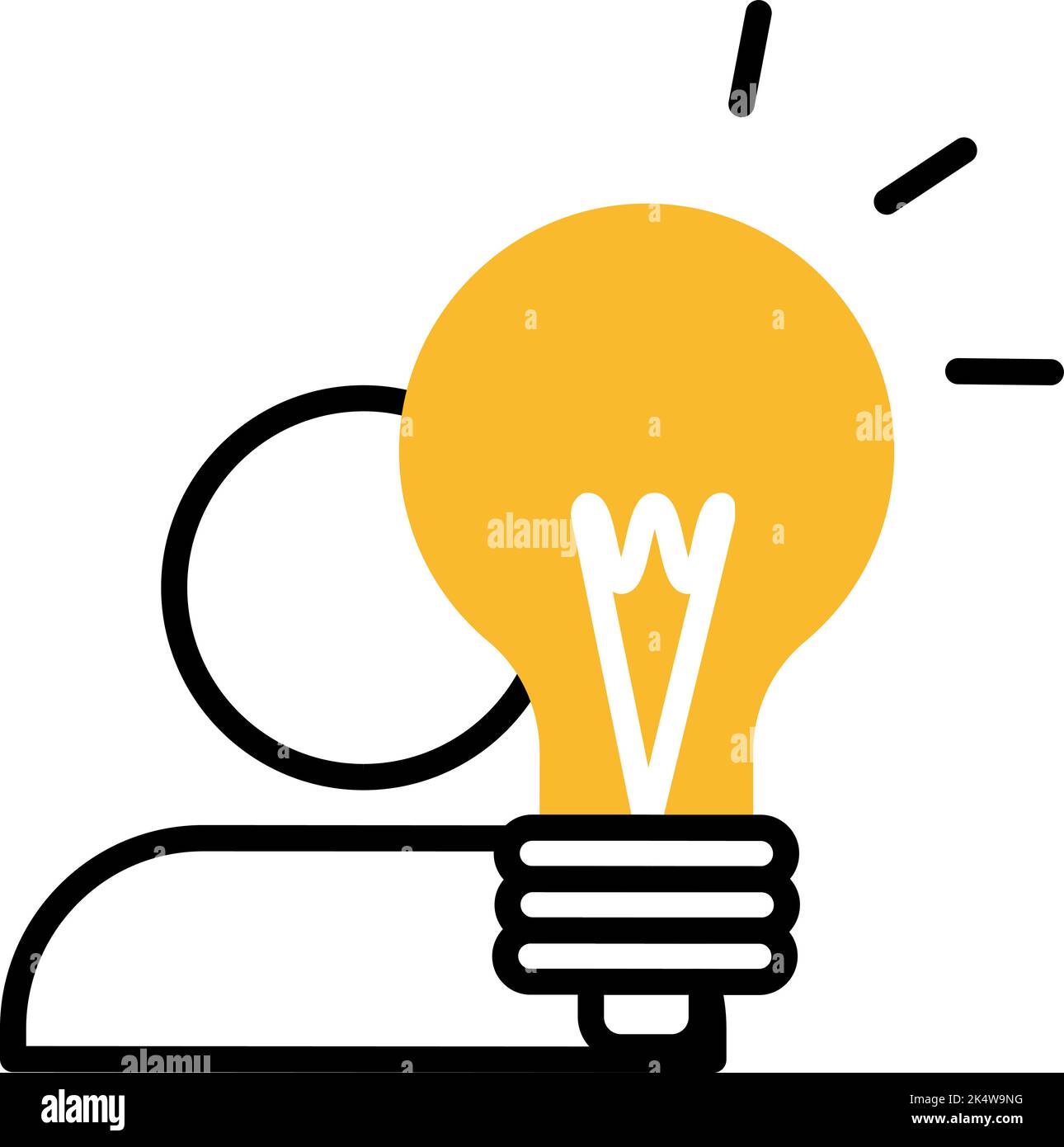 Dati personali di gestione del progetto, illustrazione, vettore su sfondo bianco. Illustrazione Vettoriale