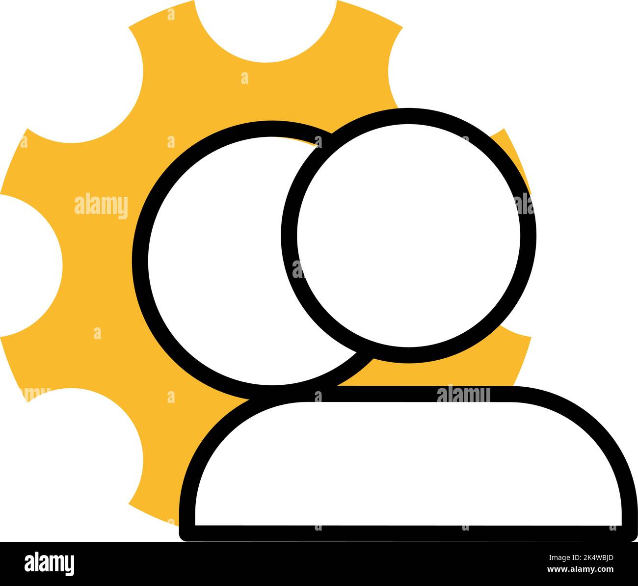 Codifica, illustrazione, vettore di gestione del progetto su sfondo bianco. Illustrazione Vettoriale