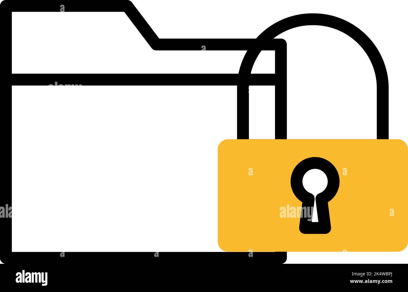 Blocco di sicurezza della rete, illustrazione, vettore su sfondo bianco. Illustrazione Vettoriale