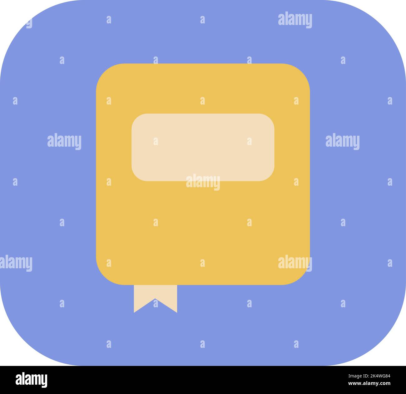 Libro per ufficio, illustrazione, vettore su sfondo bianco. Illustrazione Vettoriale