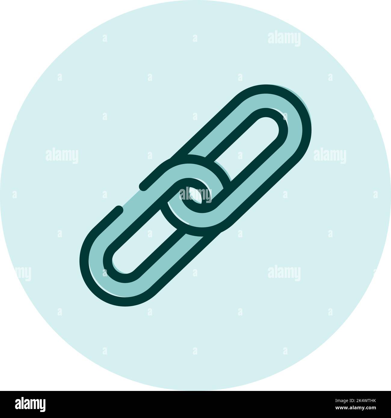 Collegamento dei contatti, illustrazione, vettore su sfondo bianco. Illustrazione Vettoriale