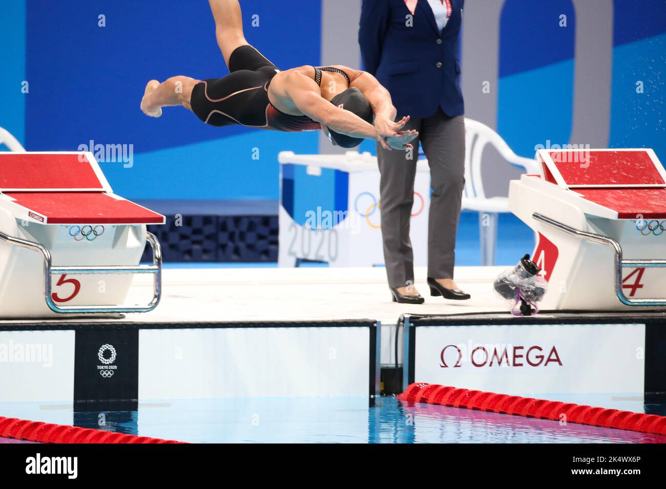 1st AGOSTO 2021 - TOKYO, GIAPPONE: Pernille BLUME di Danimarca in azione durante la finale di Freestyle 50m delle Donne in piscina ai Giochi Olimpici di Tokyo 2020 (Foto: Mickael Chavet/RX) Foto Stock