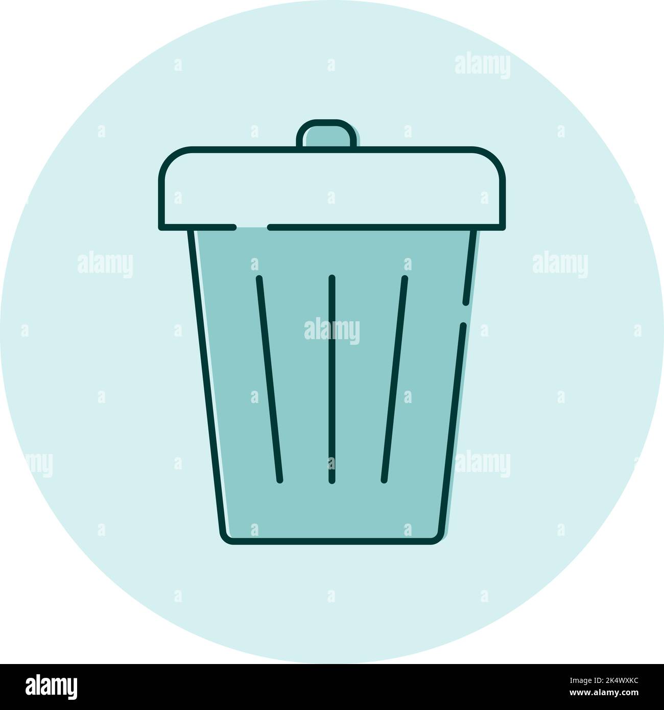 Immondizia finanziaria, illustrazione, vettore su sfondo bianco. Illustrazione Vettoriale