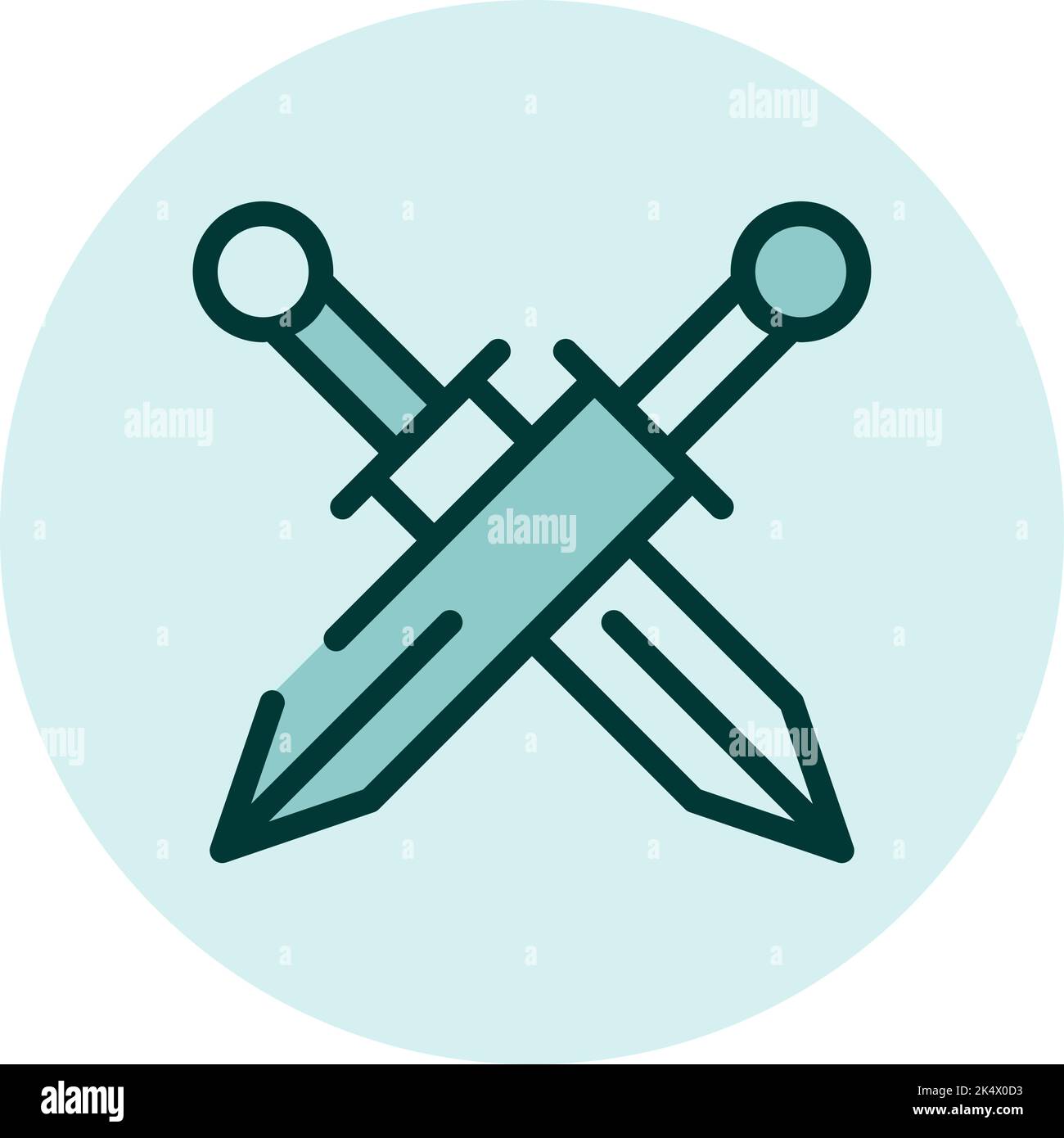 Gioco di guerra, illustrazione, vettore su sfondo bianco. Illustrazione Vettoriale