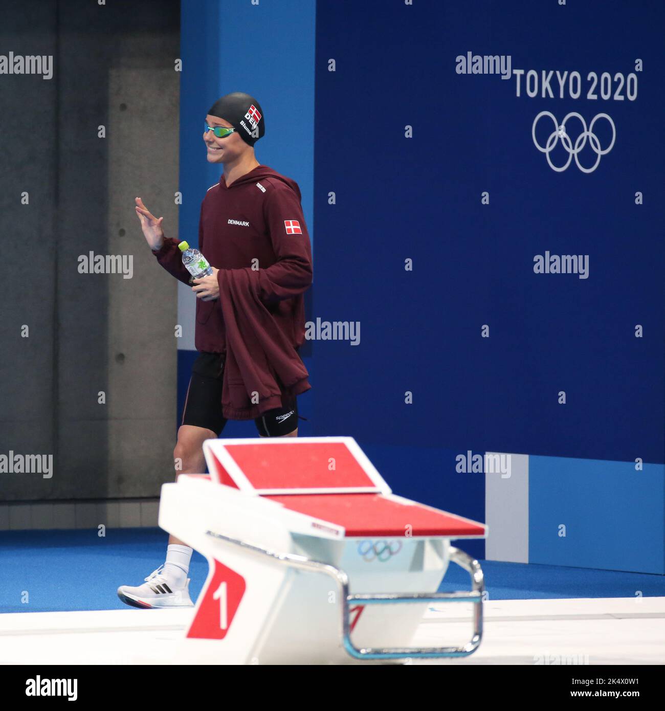 1st AGOSTO 2021 - TOKYO, GIAPPONE: Pernille BLUME di Danimarca in azione durante la finale di Freestyle 50m delle Donne in piscina ai Giochi Olimpici di Tokyo 2020 (Foto: Mickael Chavet/RX) Foto Stock