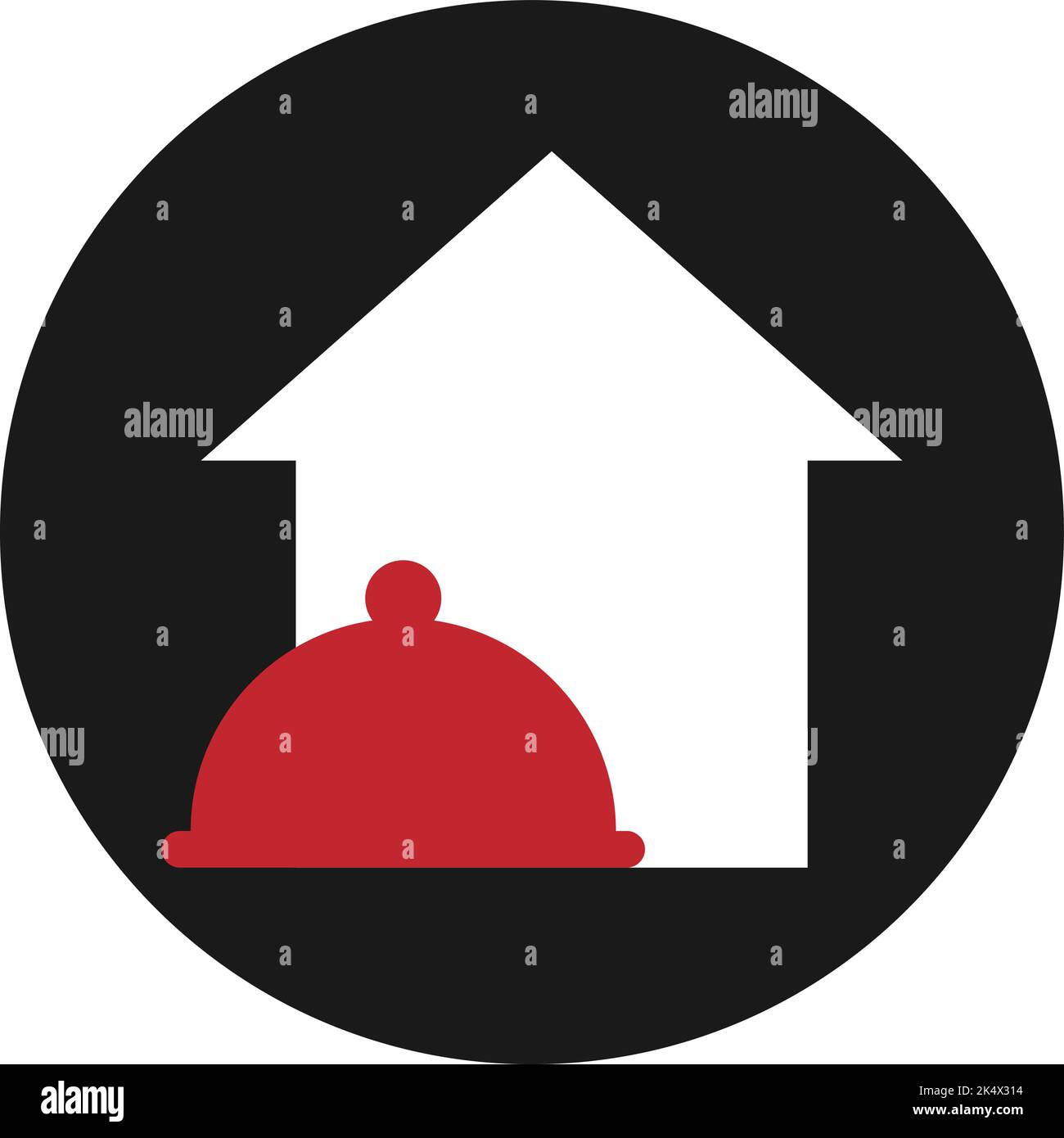 Qui è riportata la consegna, illustrazione, vettore su sfondo bianco. Illustrazione Vettoriale