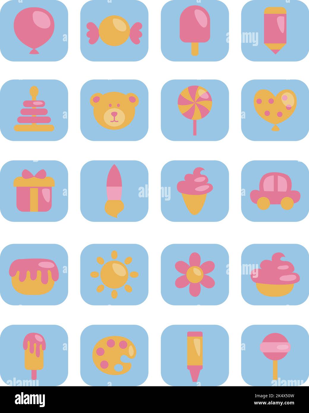 Giornata internazionale dei bambini, illustrazione, vettore su sfondo bianco. Illustrazione Vettoriale