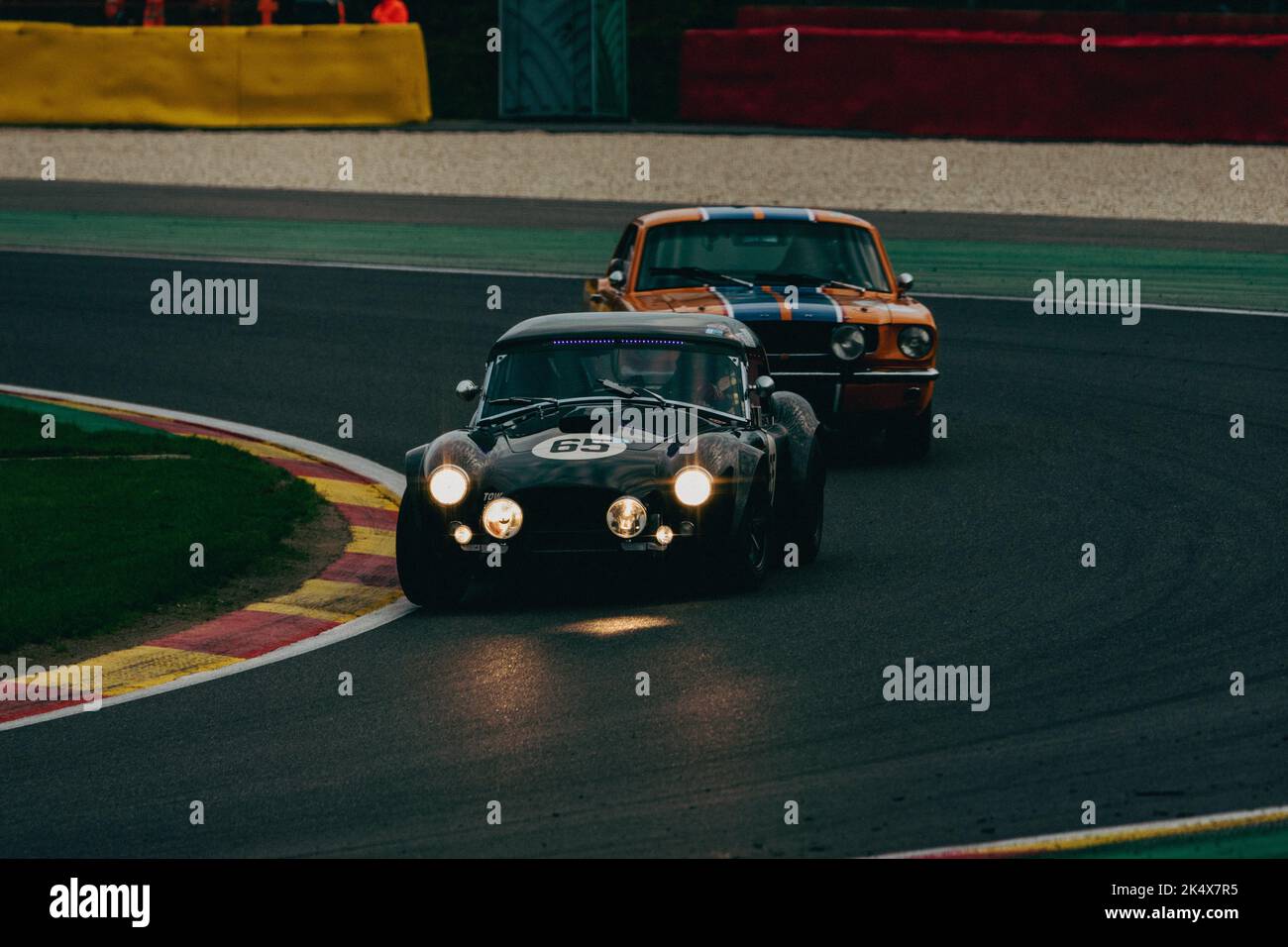 AC Cobra e Ford Mustang Foto Stock