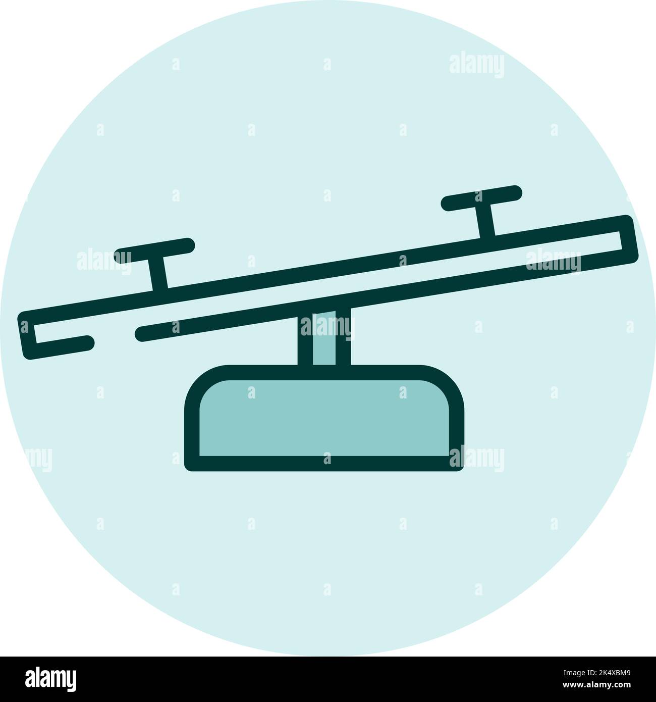 Parco per bambini, illustrazione, vettore su sfondo bianco. Illustrazione Vettoriale