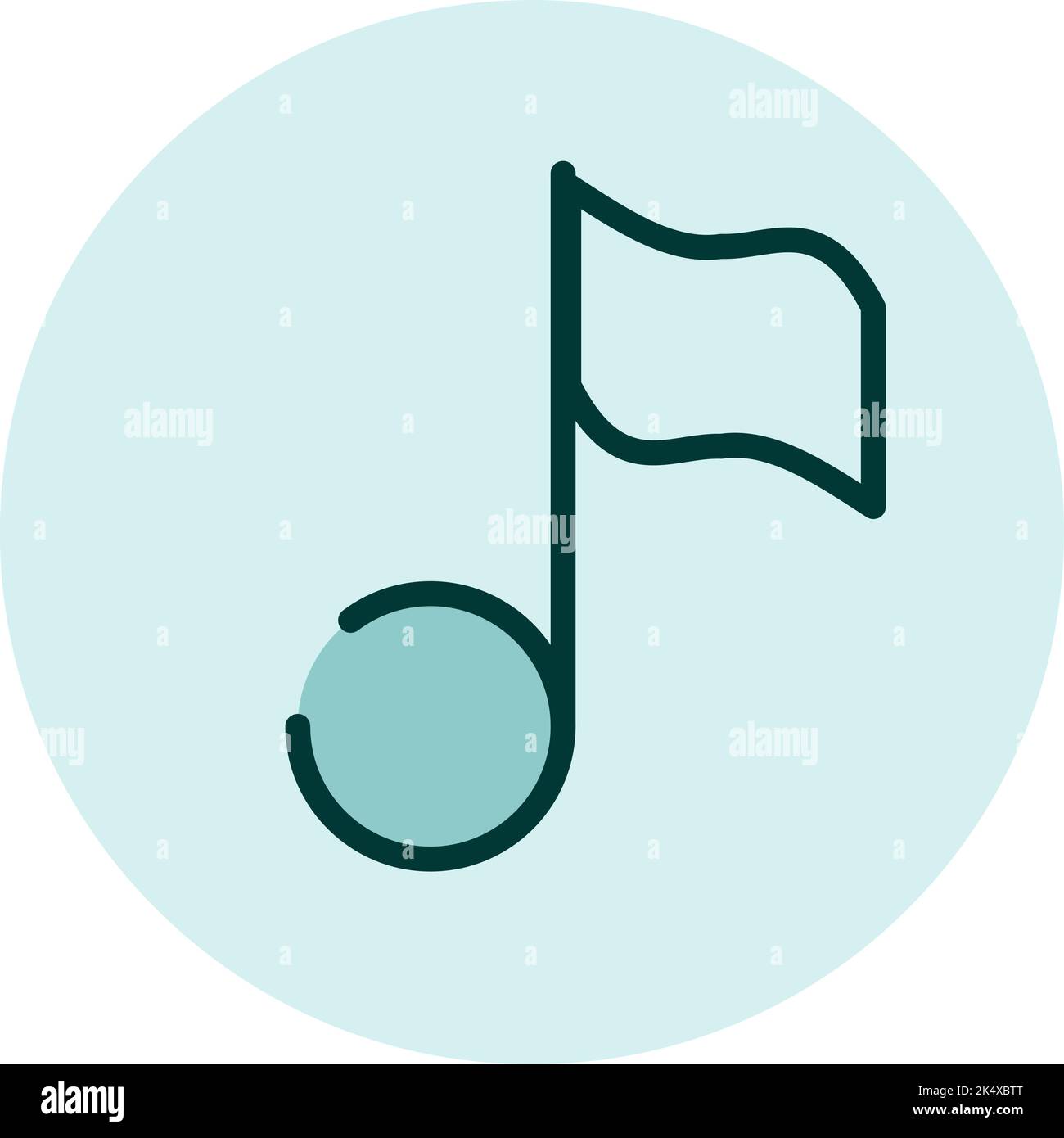 Sala musicale, illustrazione, vettore su sfondo bianco. Illustrazione Vettoriale