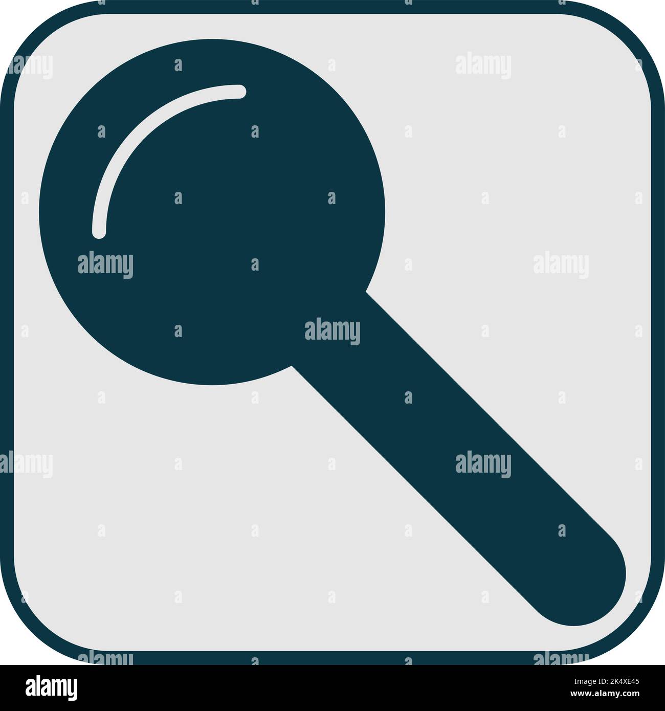 Icona di ricerca, illustrazione, vettore su sfondo bianco. Illustrazione Vettoriale