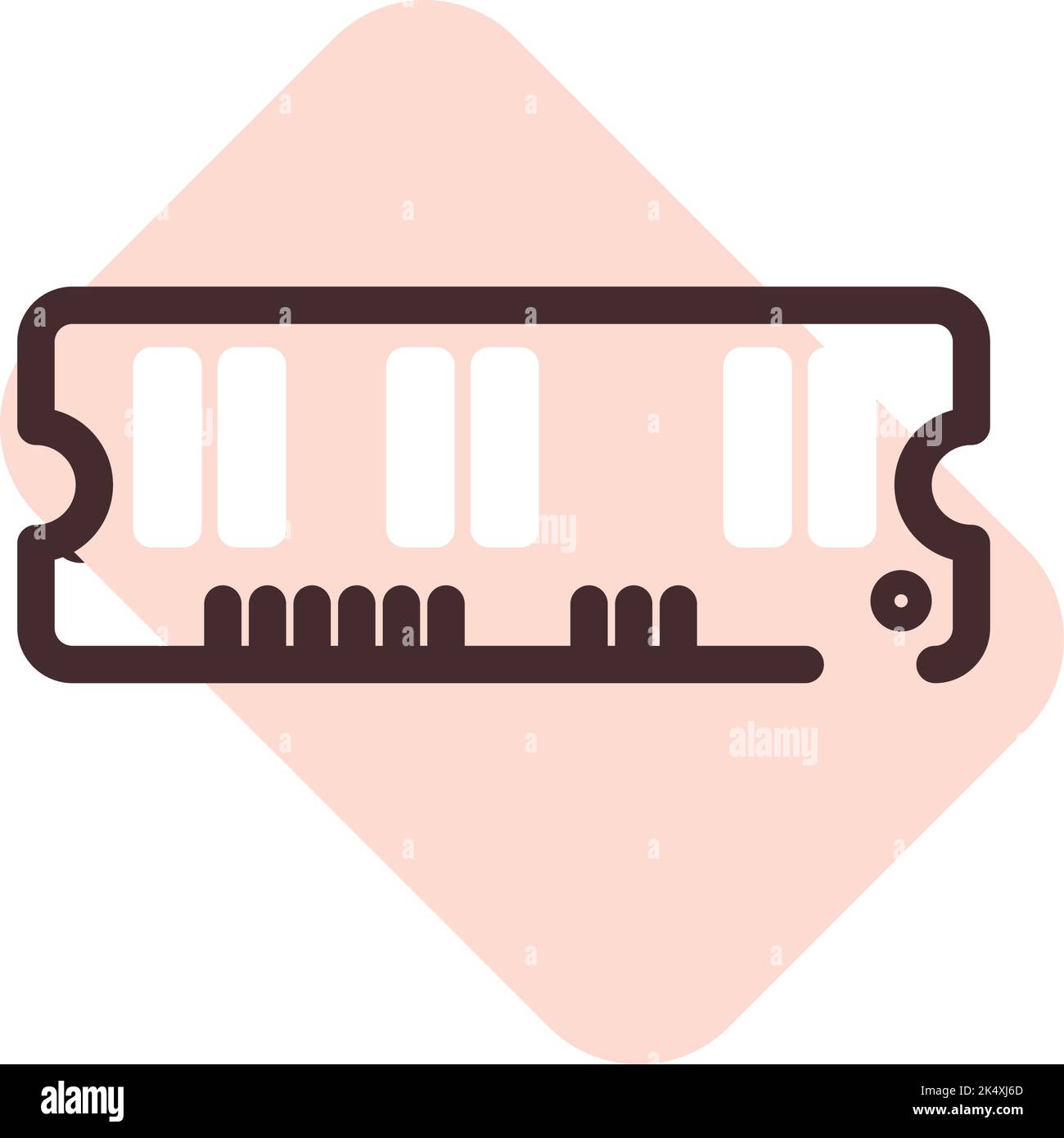 Scheda madre del computer, illustrazione, vettore su sfondo bianco. Illustrazione Vettoriale