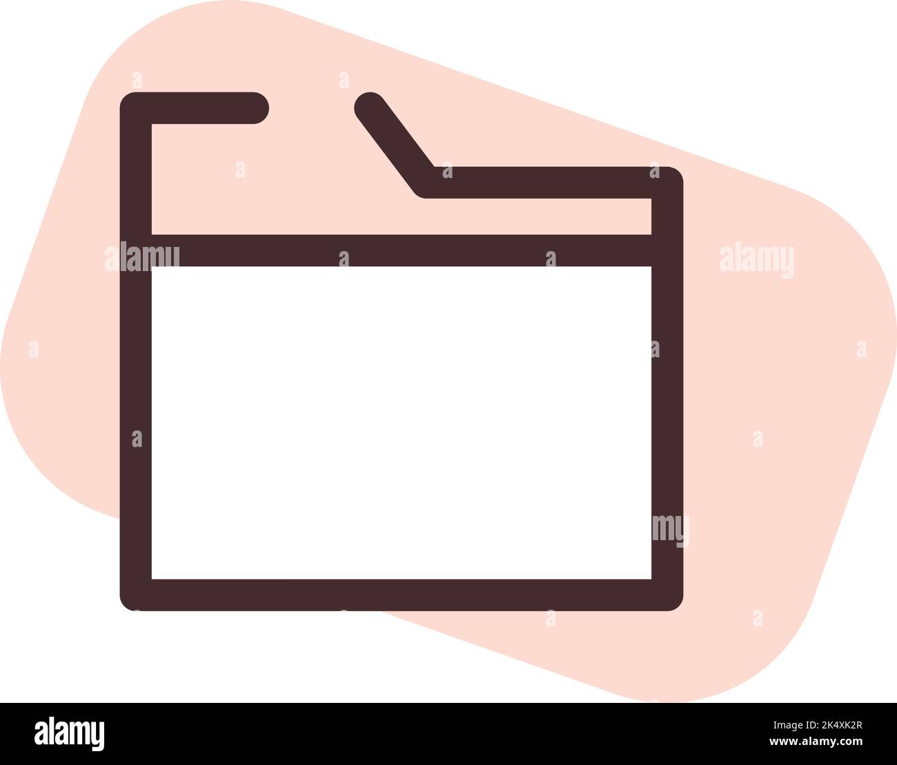 File di computer, illustrazione, vettore su sfondo bianco. Illustrazione Vettoriale