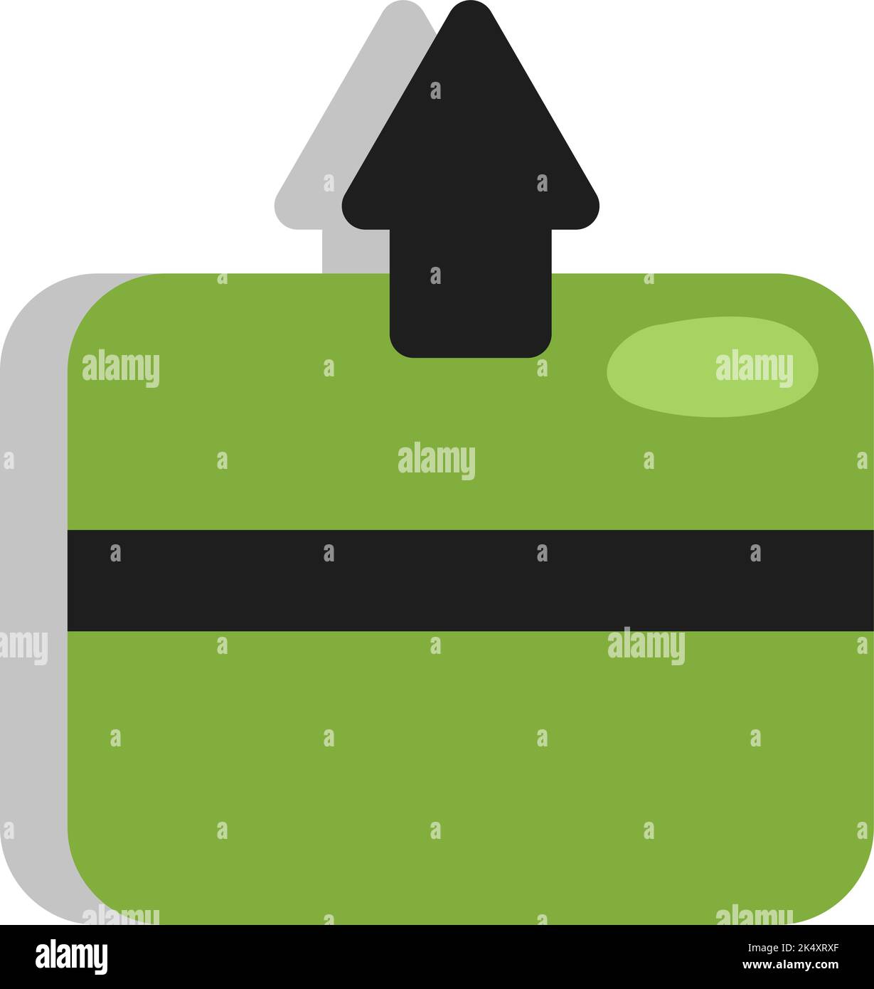 Invio logistico, illustrazione, vettore su sfondo bianco. Illustrazione Vettoriale