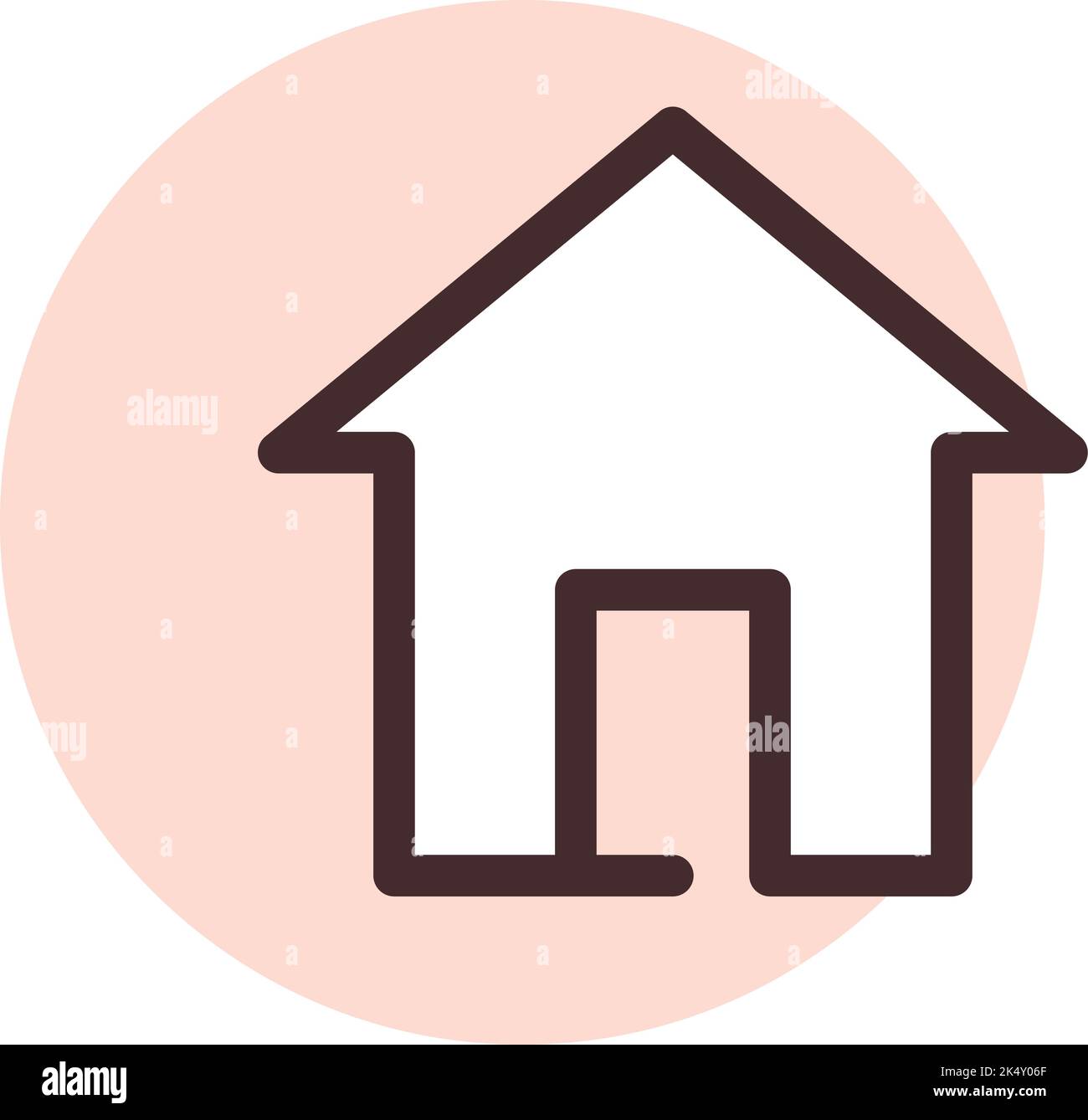 Home page dei social media, illustrazione, vettore su sfondo bianco. Illustrazione Vettoriale