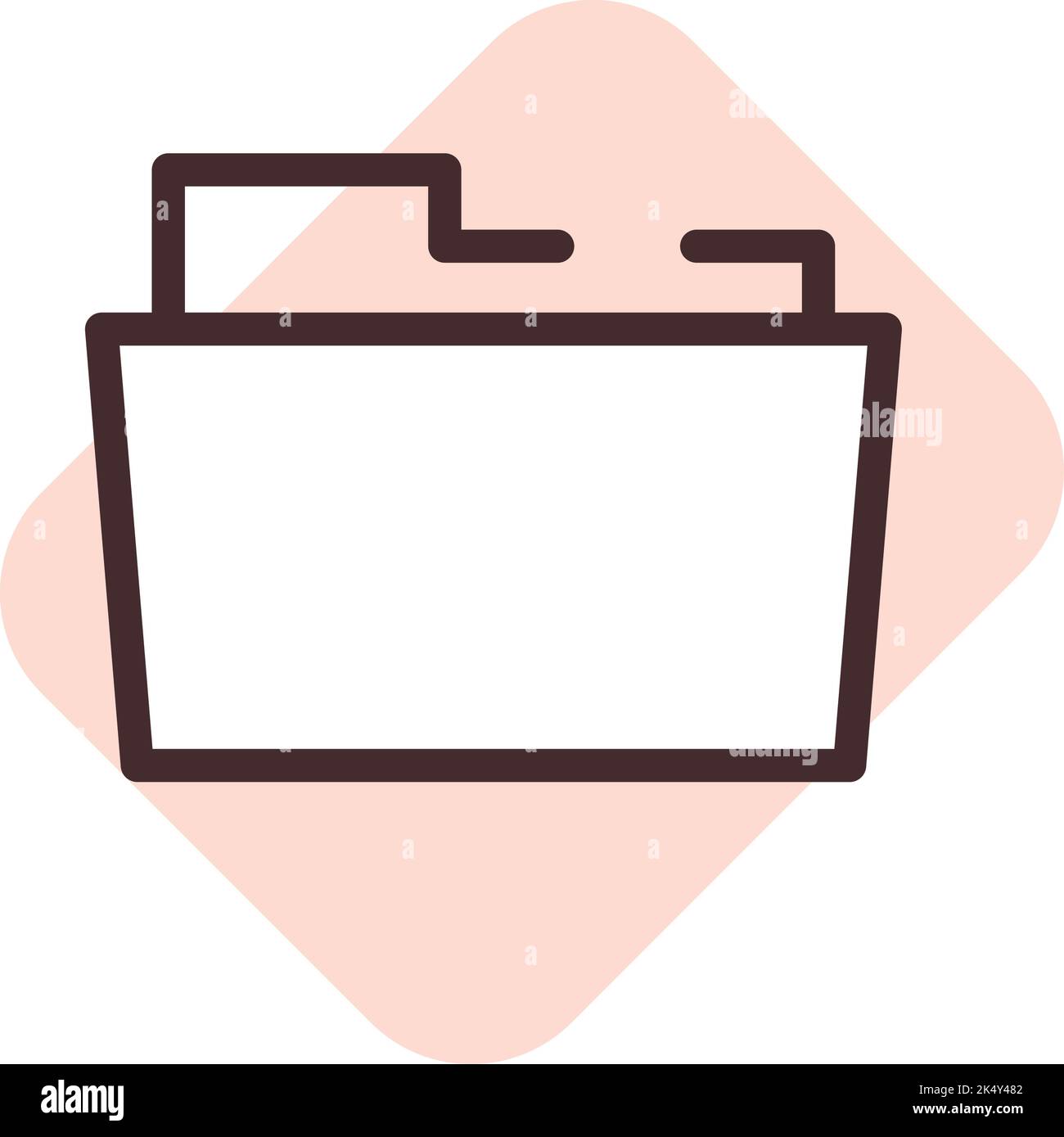 Cartoleria, illustrazione, vettore su sfondo bianco. Illustrazione Vettoriale