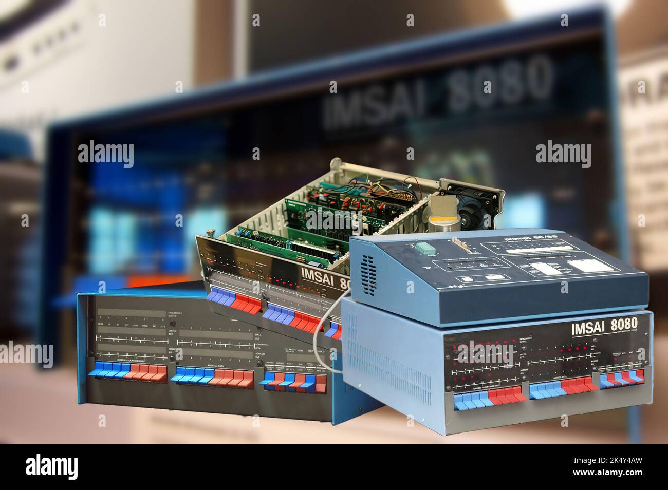 L'IMSAI 8080 è un microcomputer commercializzato da IMS Associates, Inc. Dal 1975 al 1978. Foto Stock