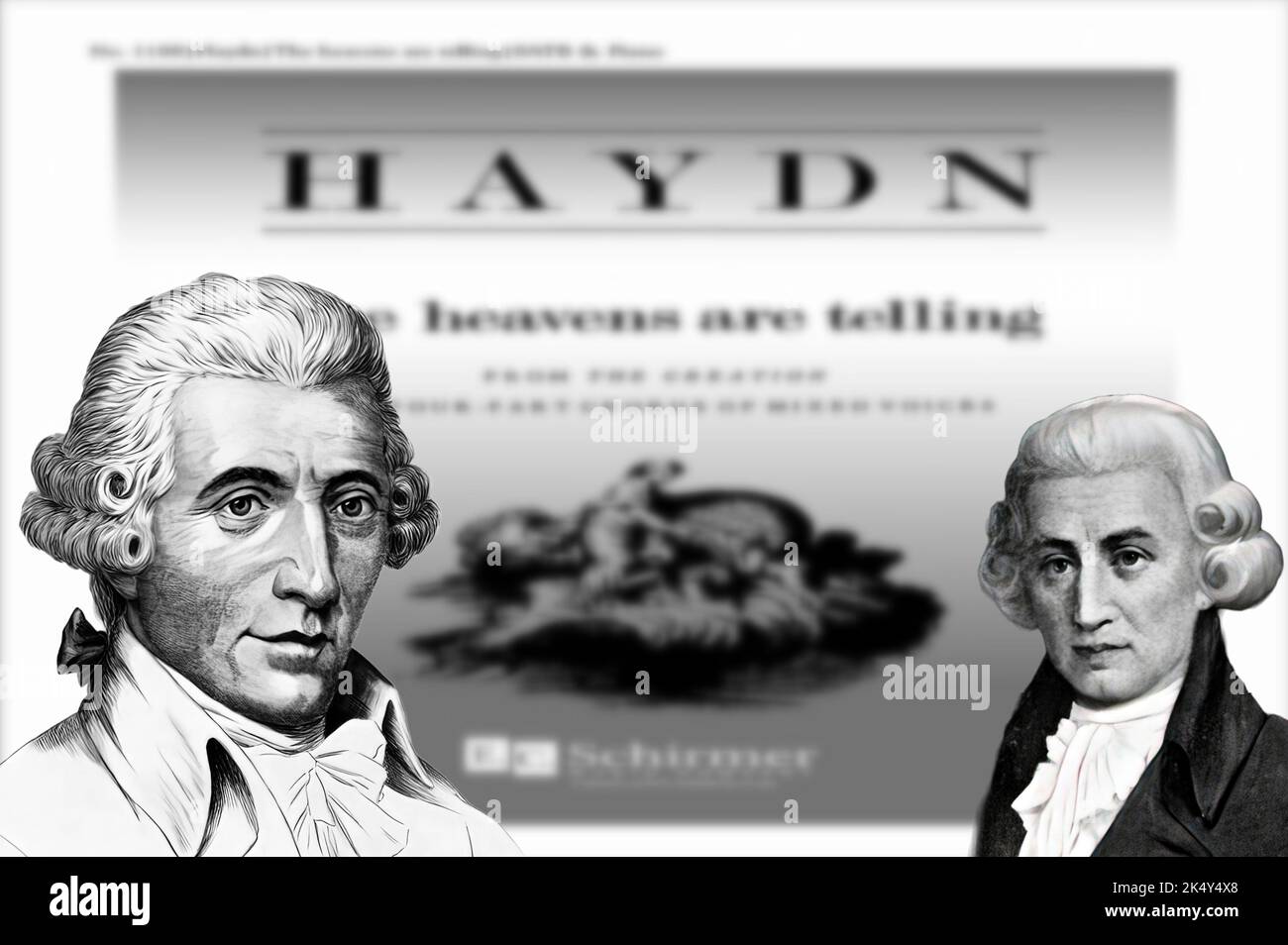 Franz Joseph Haydn Foto Stock