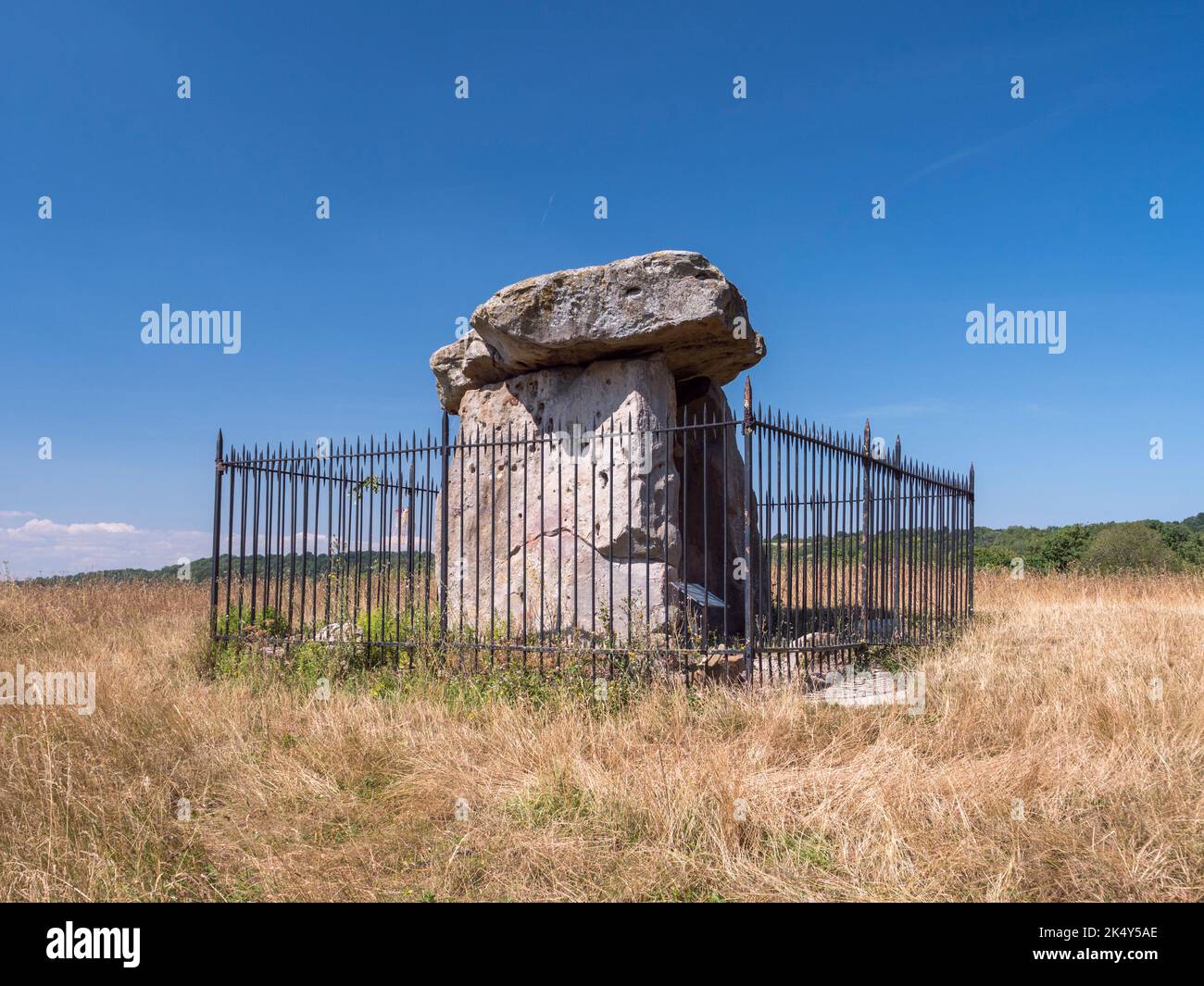 Kit's Coty House, una camera di sepoltura megalitica 'uomini' vicino ad Aylesford, Kent, Regno Unito. Foto Stock