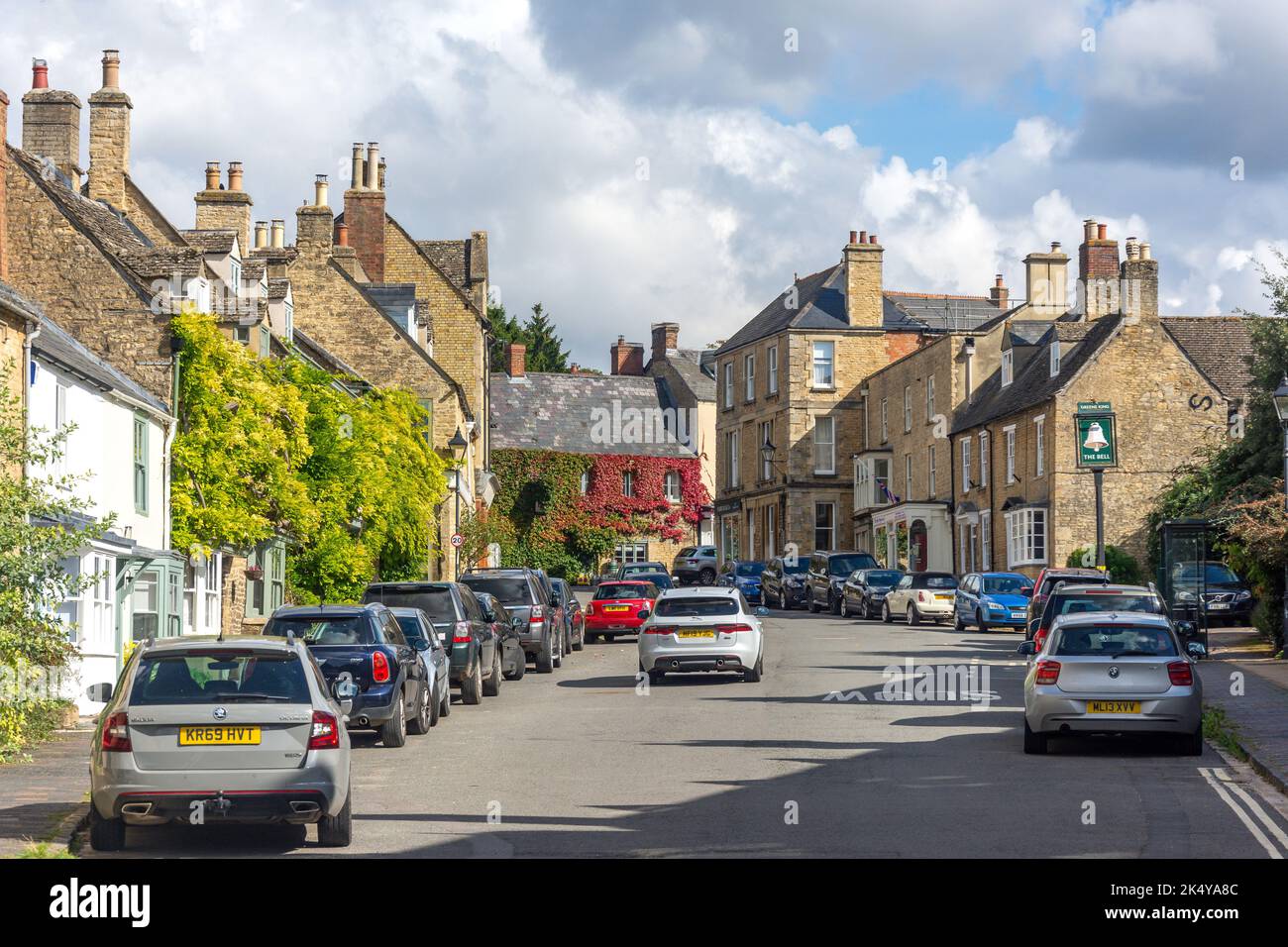 Church Lane, Charlbury, Oxfordshire, Inghilterra, Regno Unito Foto Stock