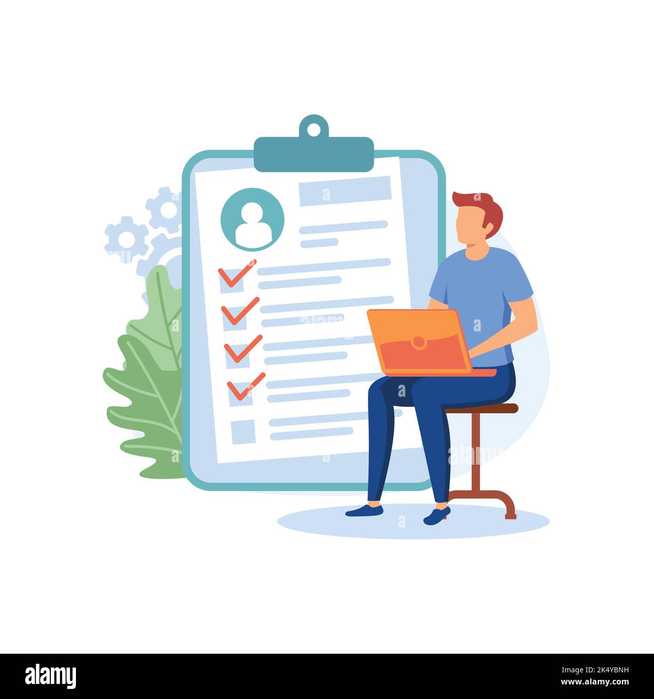 Posti vacanti Illustrazione ispirazione esclusiva per il design Illustrazione Vettoriale