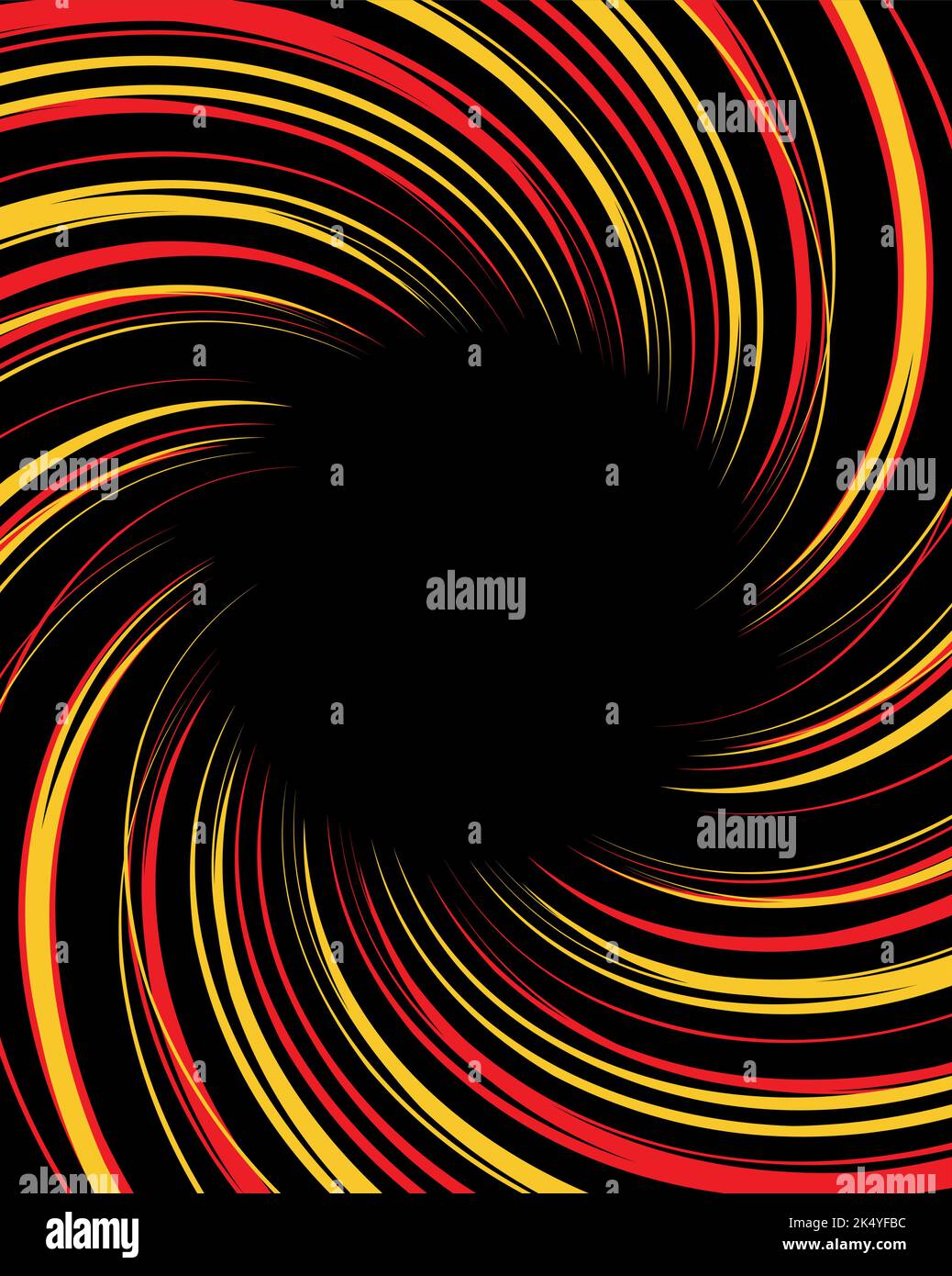 Colore spirale di velocità di movimento linee astratte sfondo Illustrazione Vettoriale