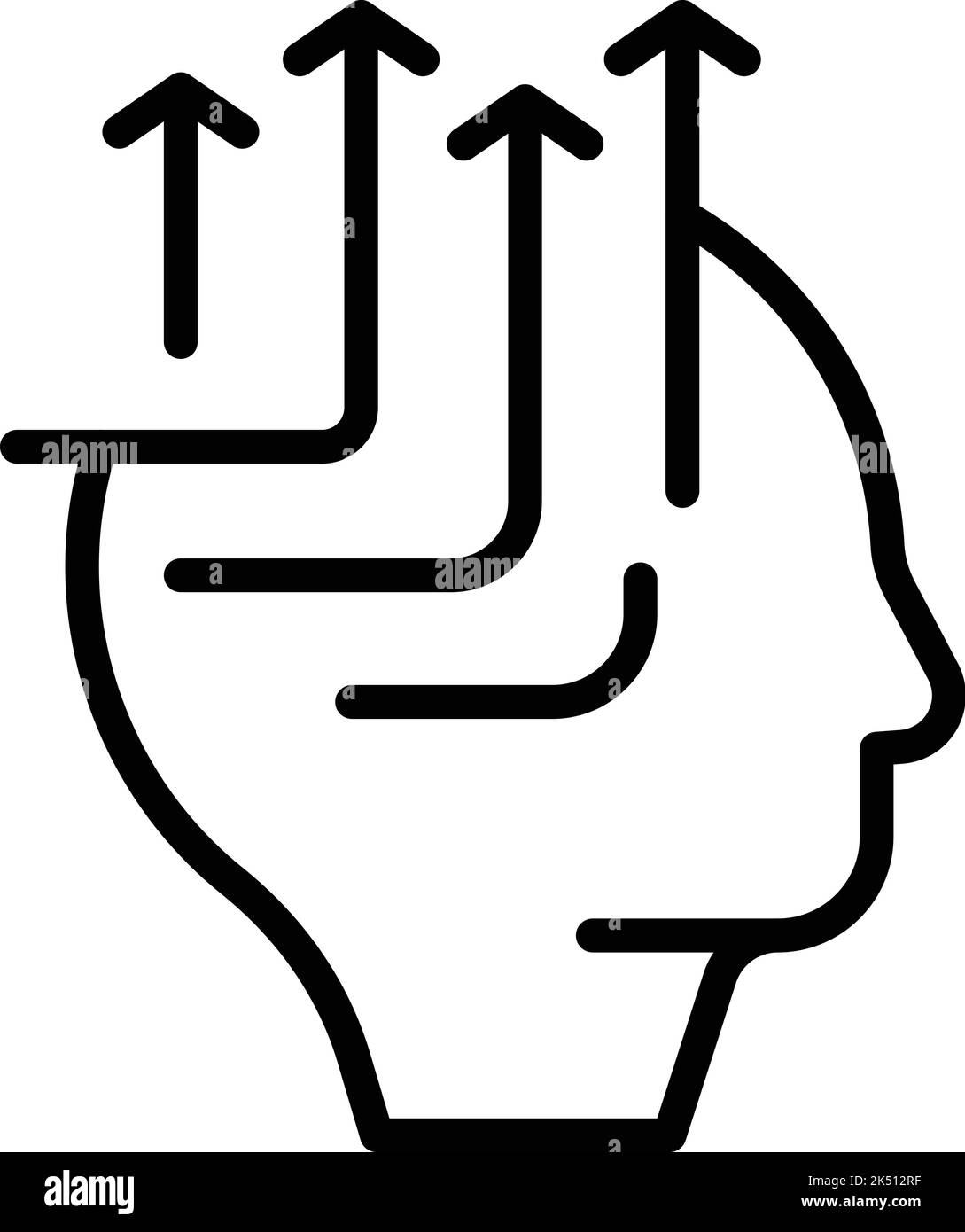 Livellare il vettore di contorno dell'icona. Riduzione delle sollecitazioni. Massaggio benessere Illustrazione Vettoriale