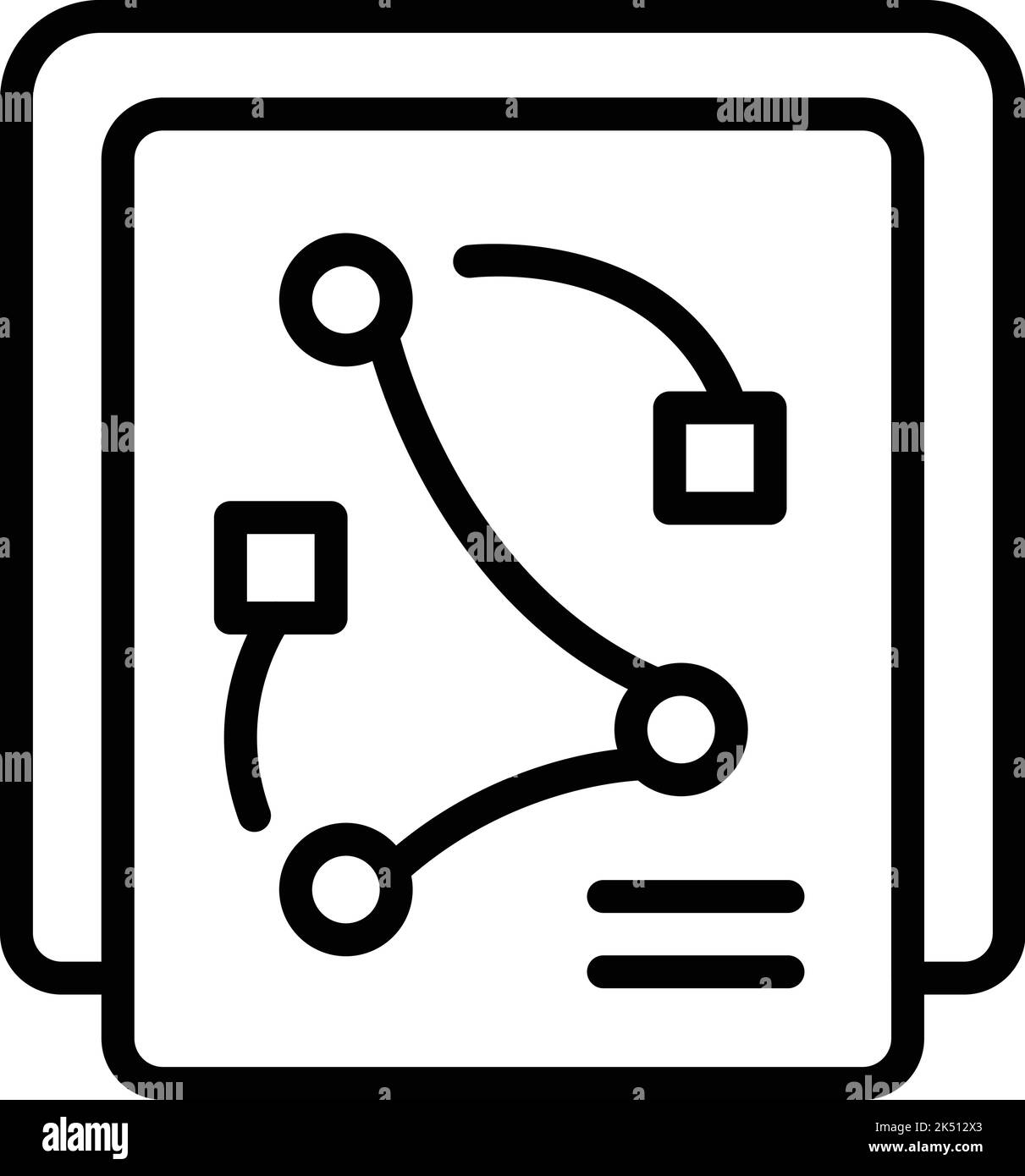 Icona di riduzione della sollecitazione tattica vettore di contorno. Calma la mente. Centro benessere Soul Illustrazione Vettoriale