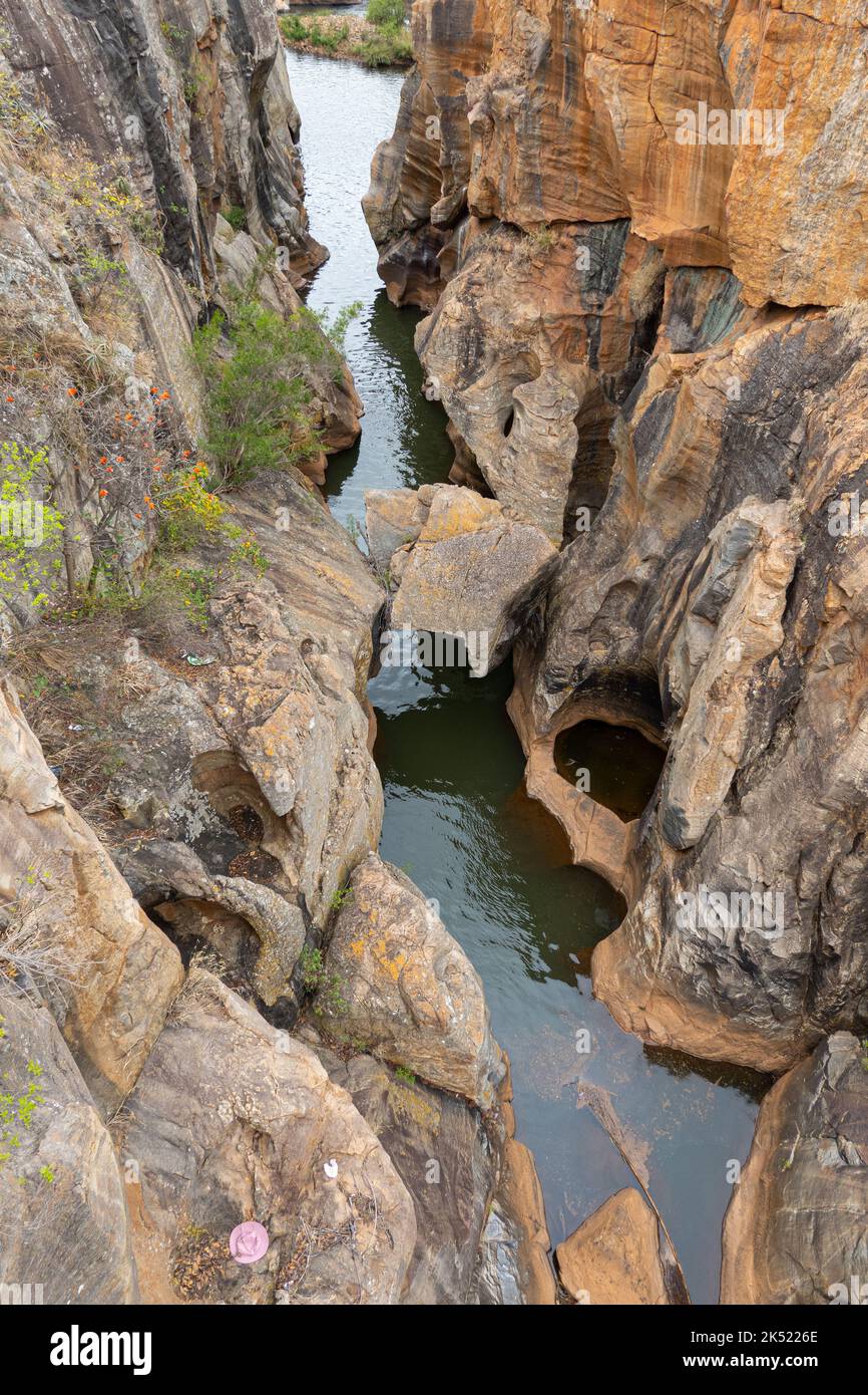 Escursione a Bourke's Luck Potholes Foto Stock