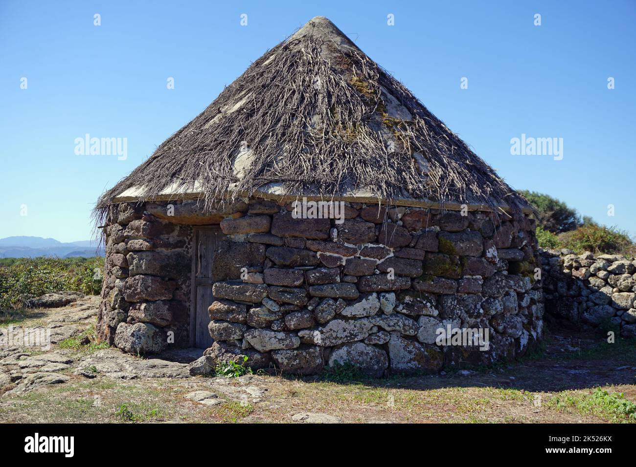 Orroli, Sardegna, Italia. Nuraghe Arrubiu monumento preistorico Foto Stock