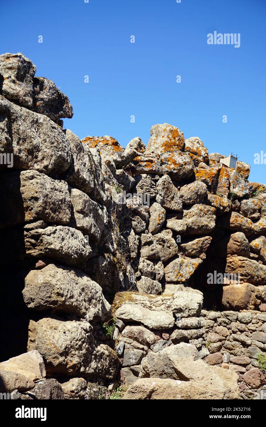 Orroli, Sardegna, Italia. Nuraghe Arrubiu monumento preistorico Foto Stock