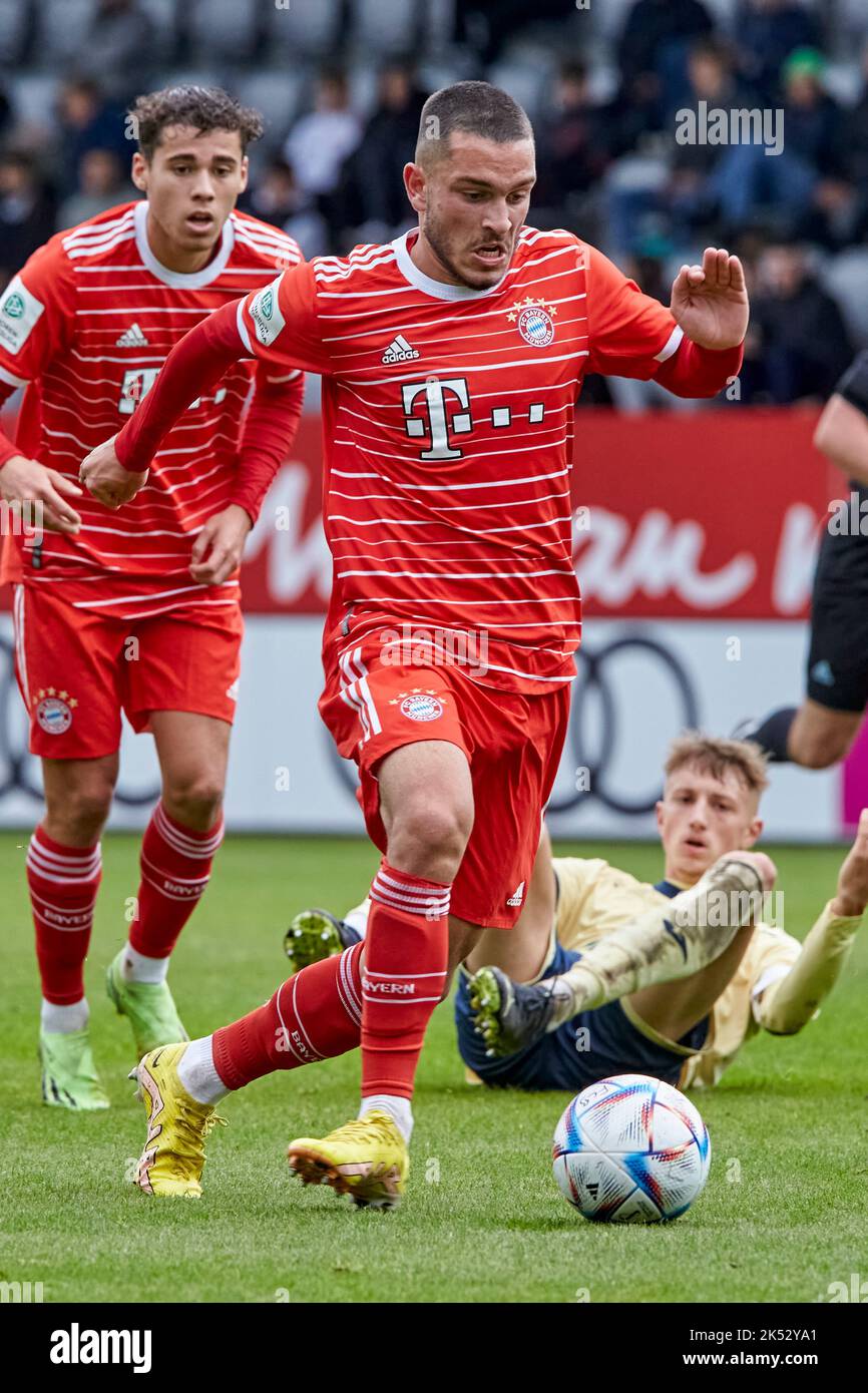 Calcio Bundesliga 1 U19 FC Bayern München vs TSG 1899 Hoffenheim Foto Stock