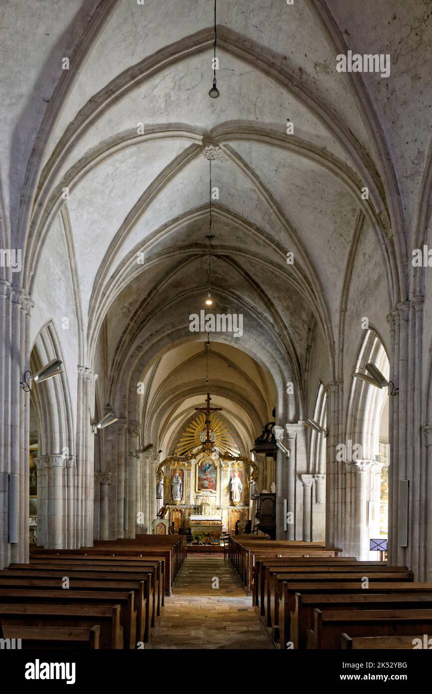 Francia, Manica, Cotentin, Sainte Mere Eglise, uno dei primi comuni di Francia liberato il 6 giugno 1944, la chiesa Foto Stock