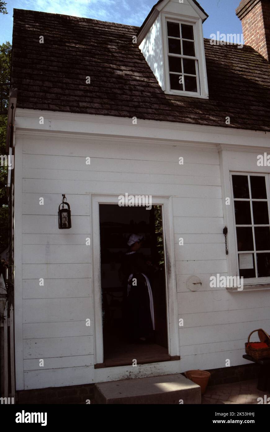 Williamsburg, Virginia. USA 9/1993. Colonial Williamsburg VA USA Foto Stock