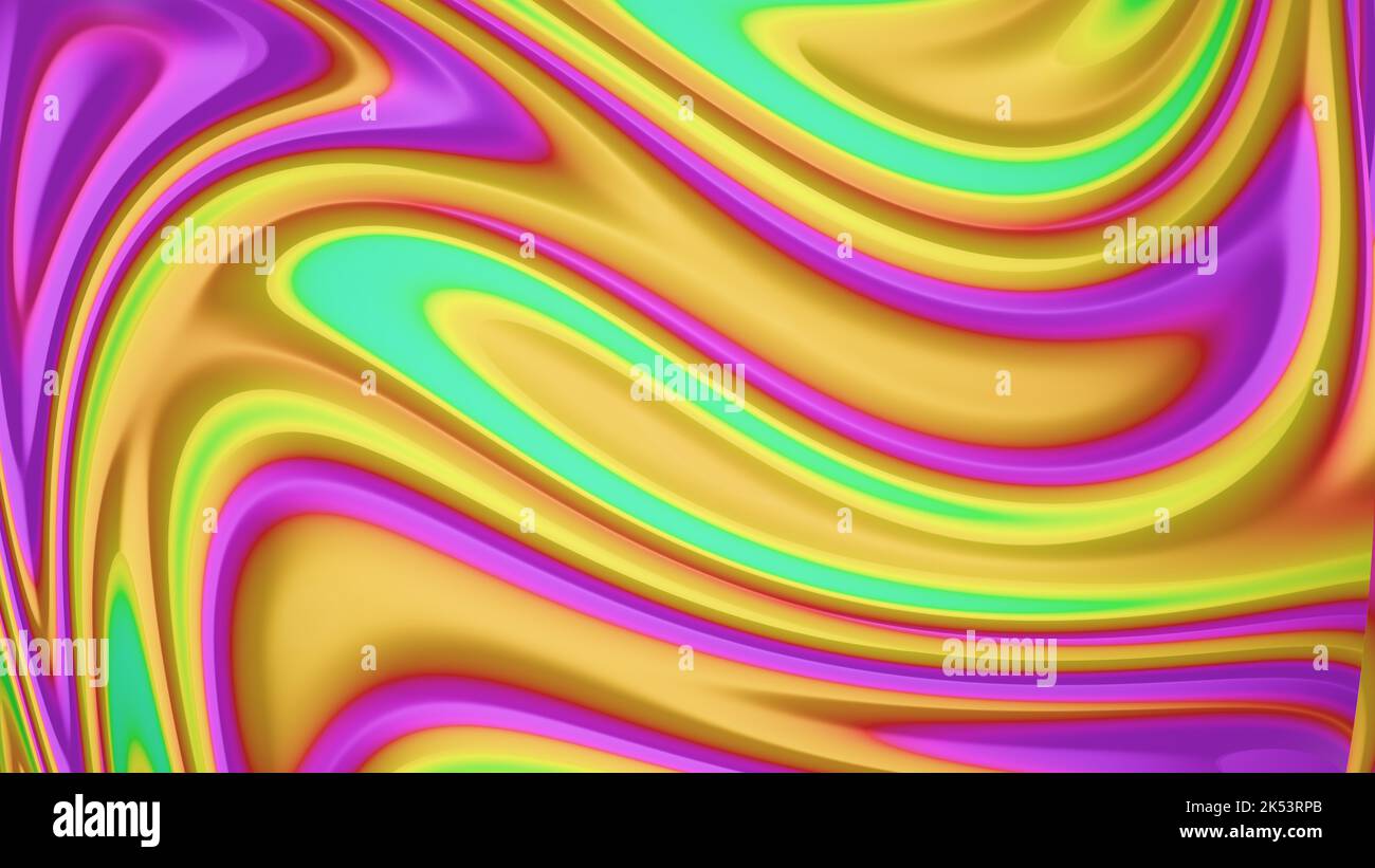 sfondo luminoso e colorato. rendering 3d. Foto Stock