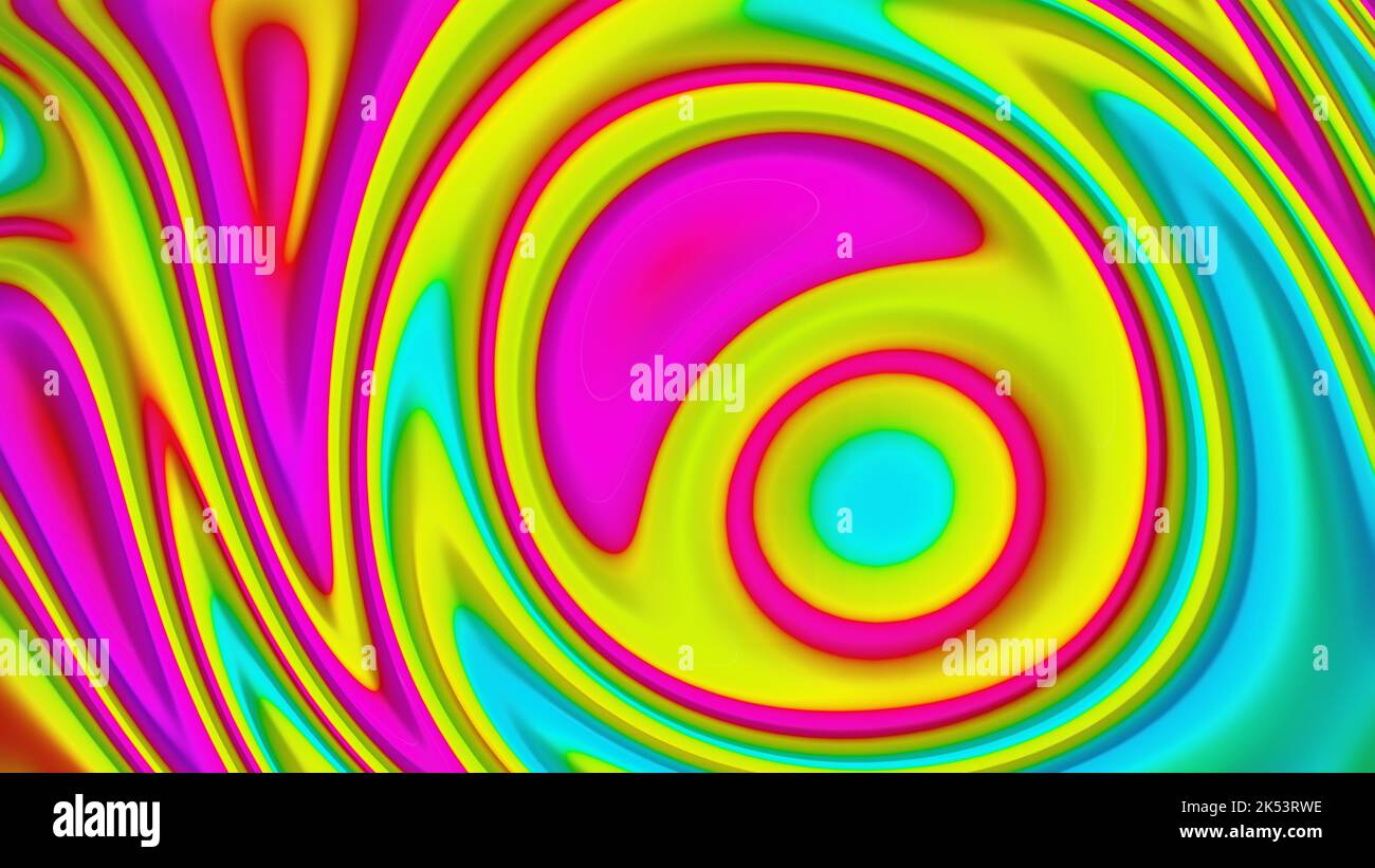 sfondo luminoso e colorato. rendering 3d. Foto Stock